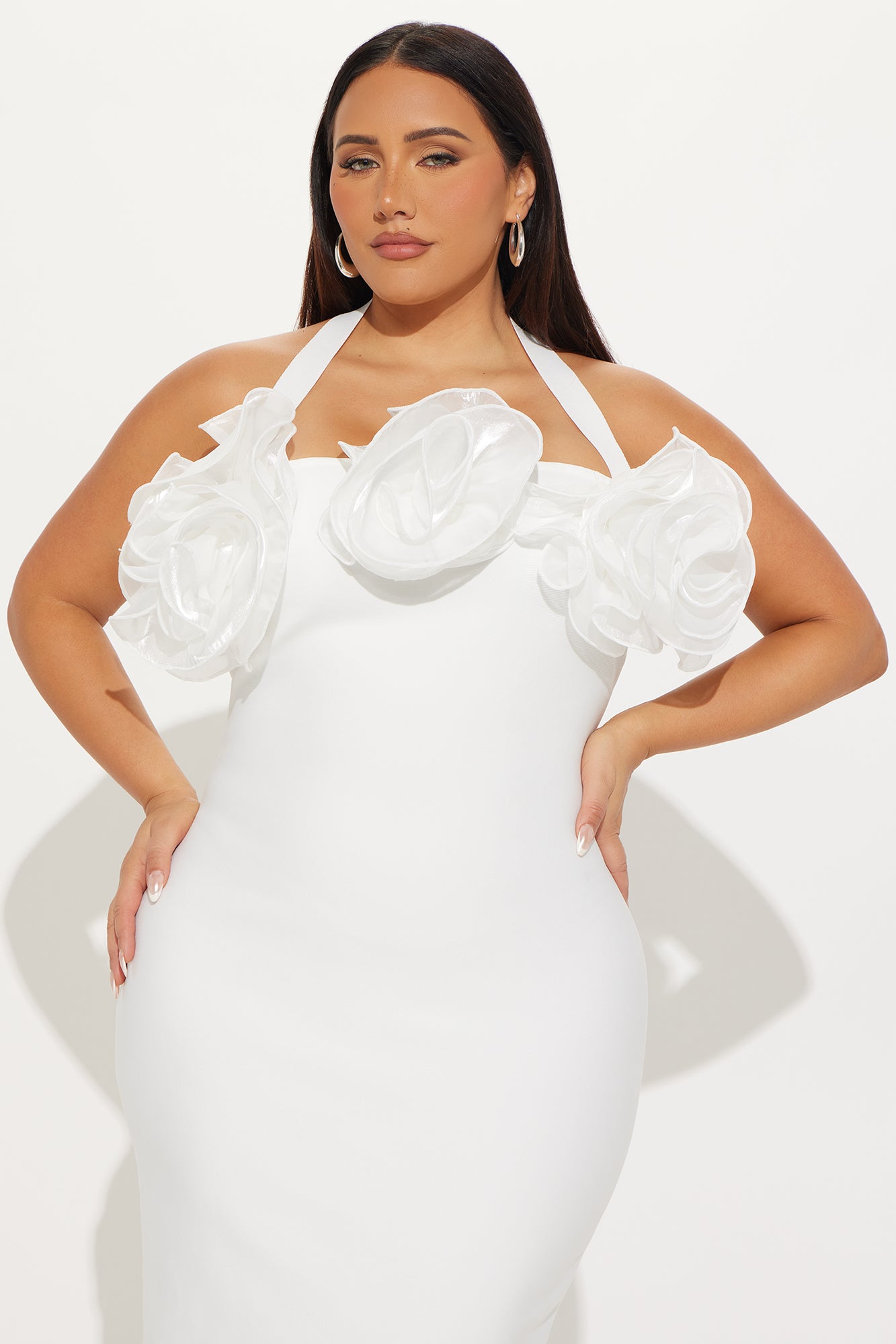Ivonne Bandage Midi Dress - White - Image 5