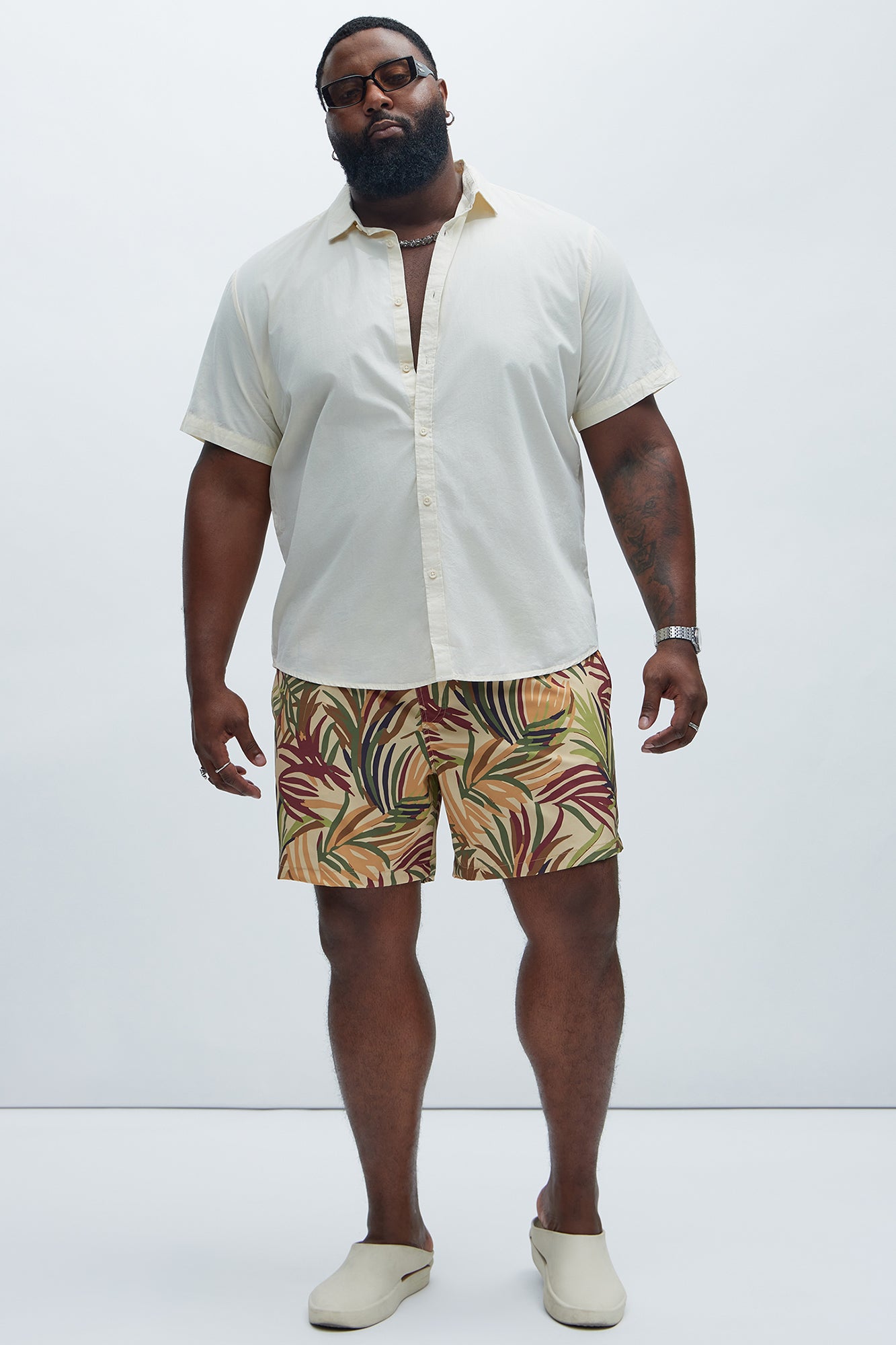 Hyde Foliage Swim Trunks - Green/combo - Image 5