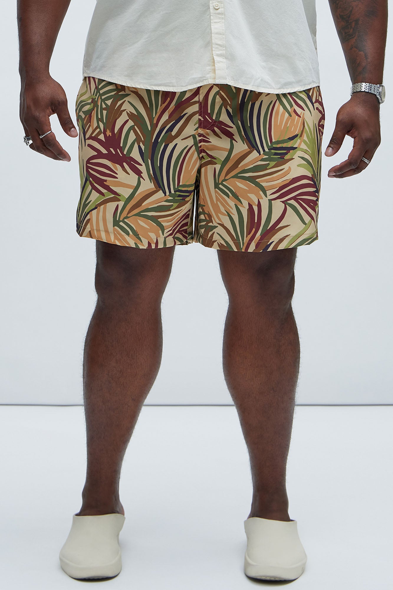 Hyde Foliage Swim Trunks - Green/combo - Image 4