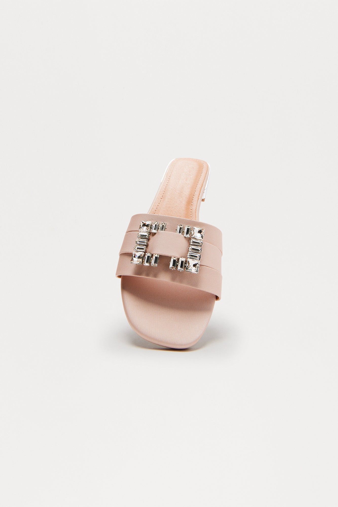 Karlos Jewel Slip On Sandals - Nude - Image 3