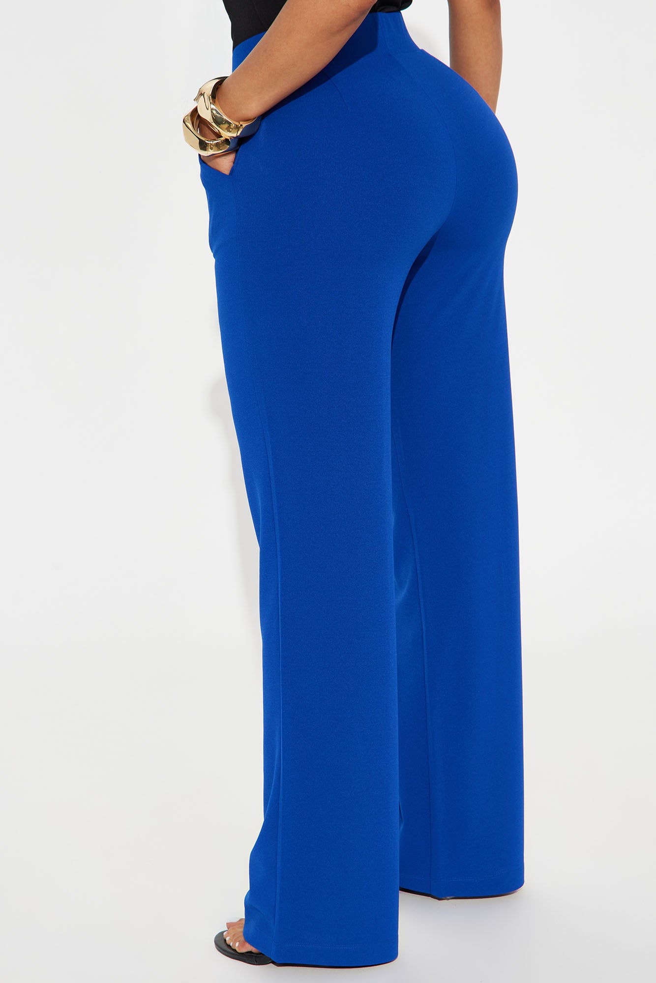 Celine Aria Wide Leg Pants - Royal - Image 3