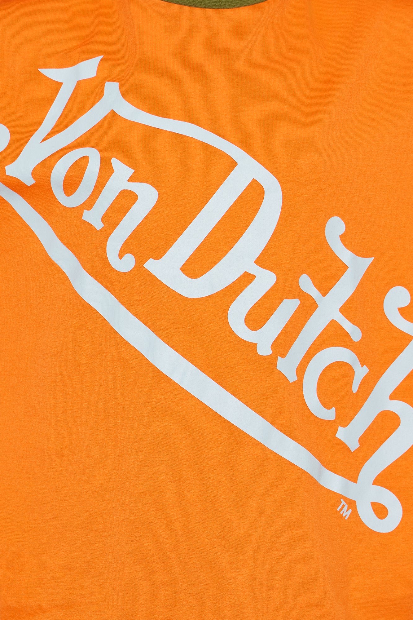 Mini Von Dutch Oversize Logo Tee - Orange/combo - Image 4