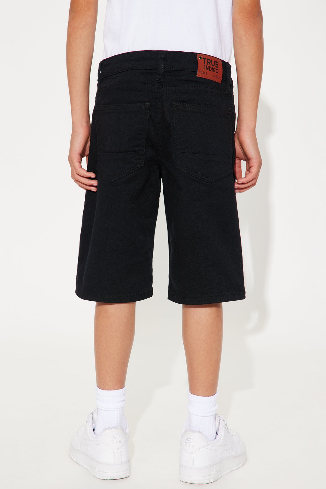 Mini Stay Consistent Moto Shorts - Black - Image 3