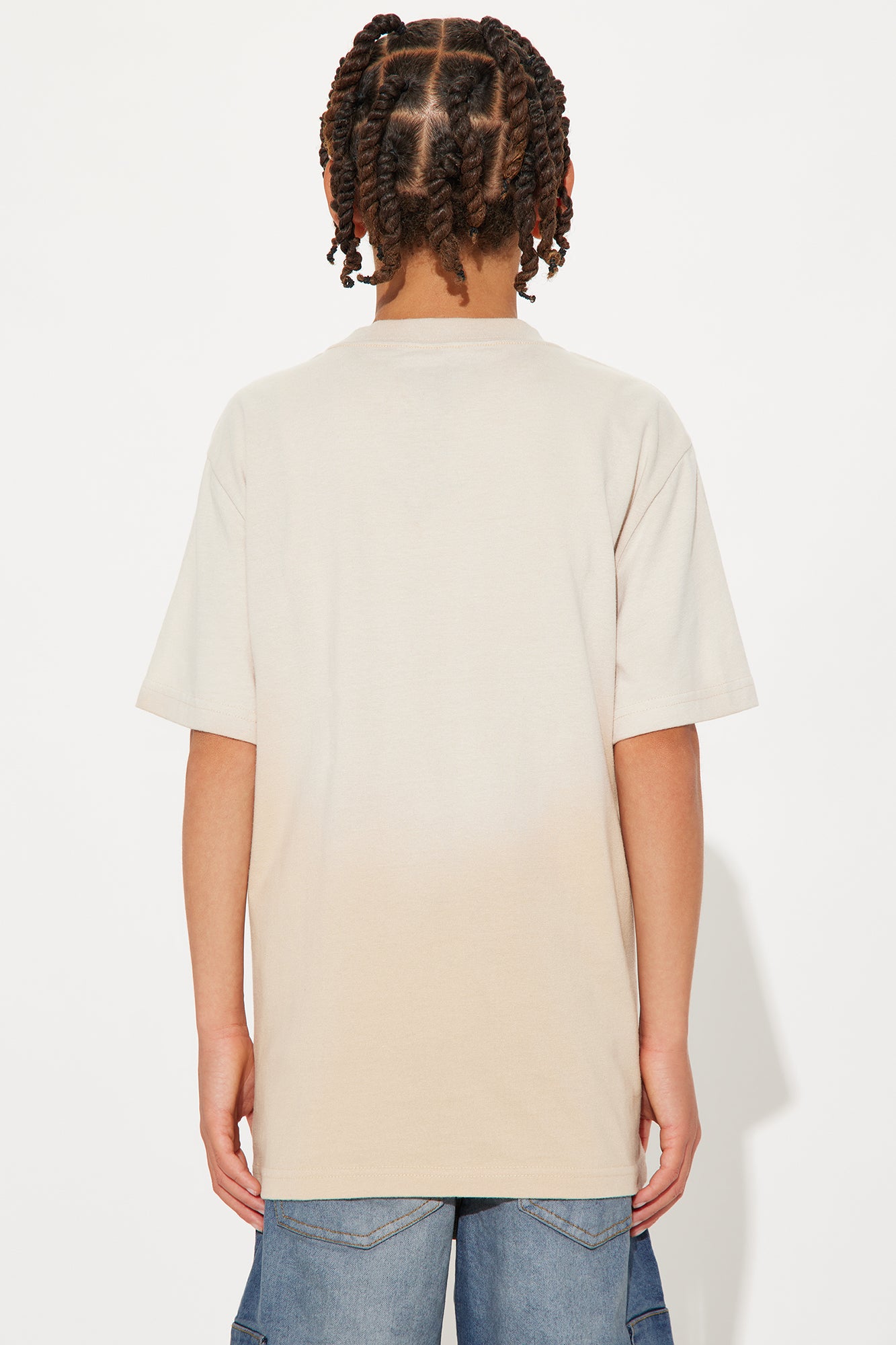 Mini Von Dutch Patch Short Sleeve Crew Tee II - Stone/Combo - Image 3