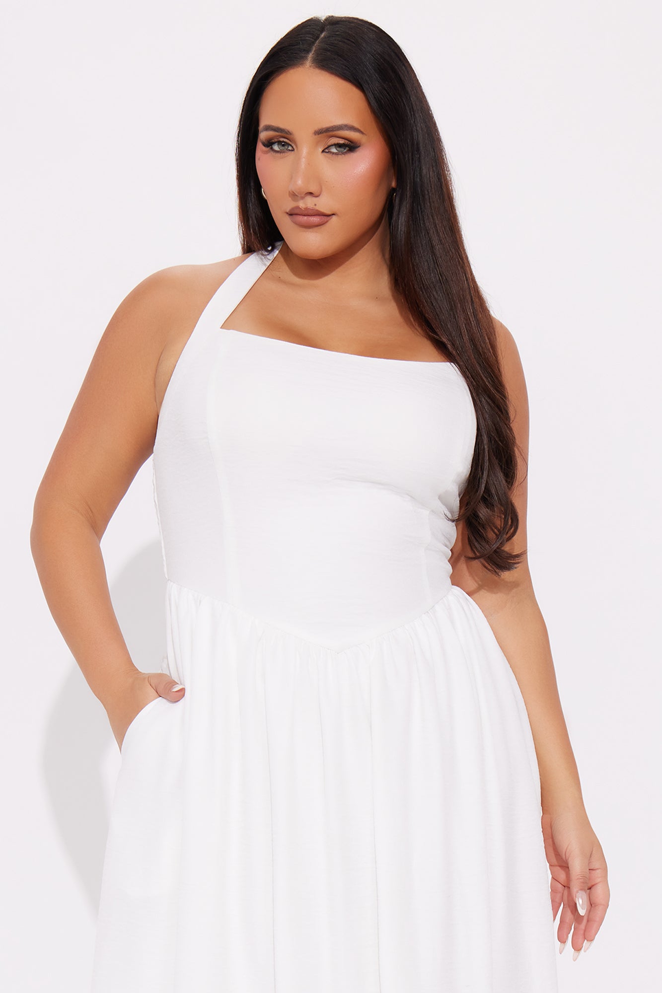 Fullest Potential Maxi Dress - White - Image 5