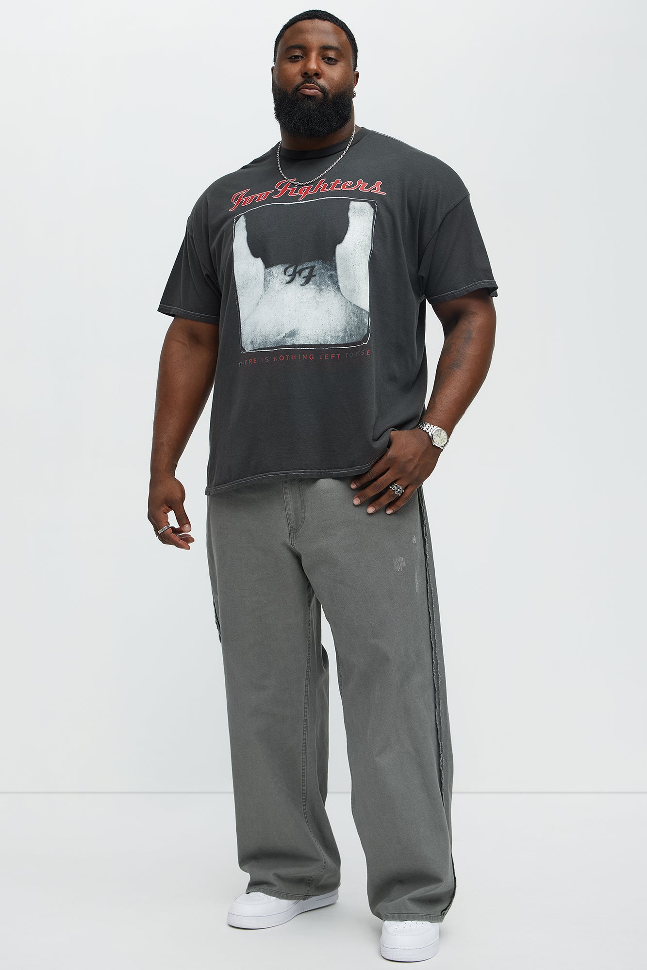 Foo Fighters Nothing Left To Lose Short Sleeve Tee - Black - Image 6