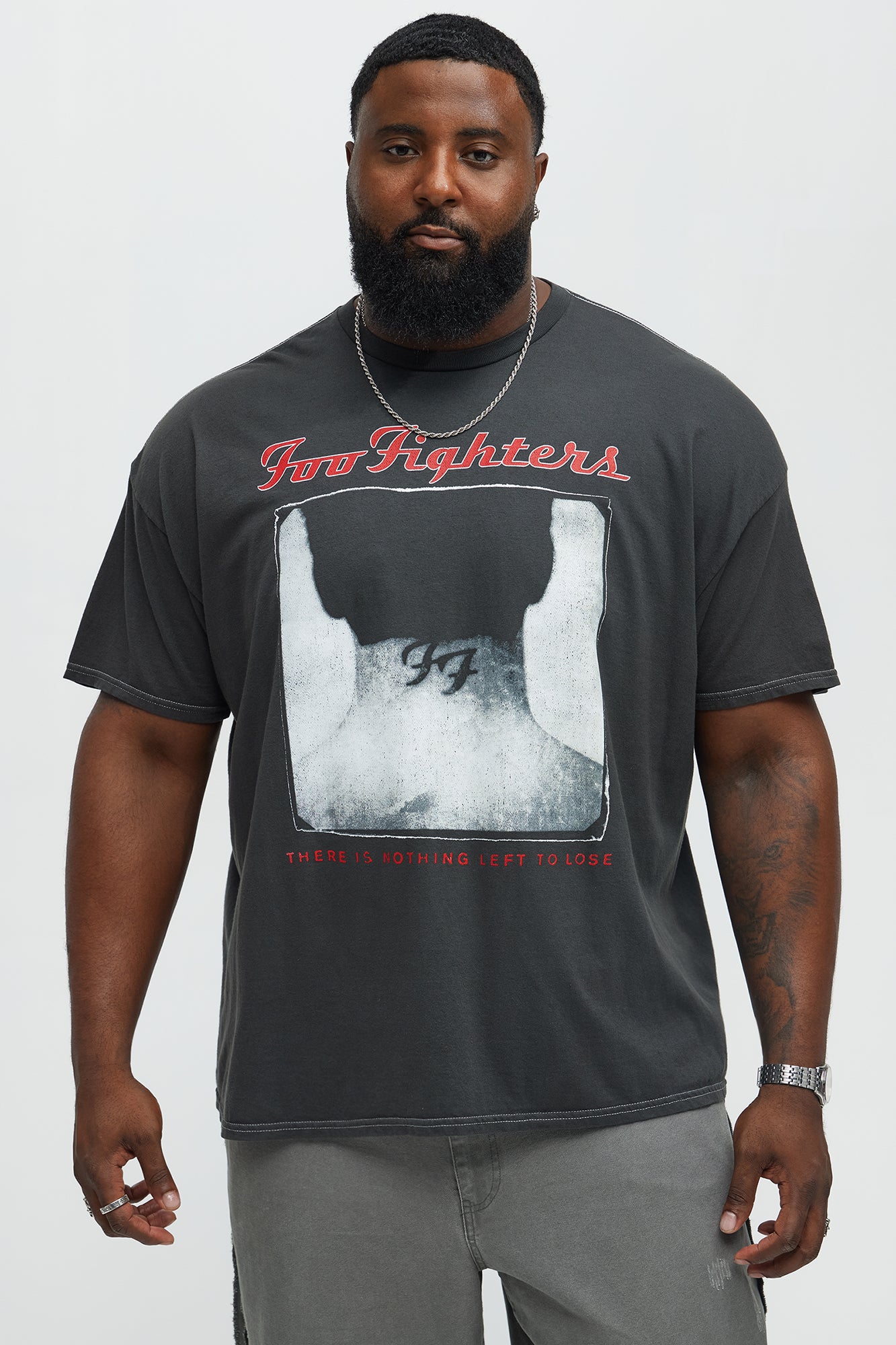 Foo Fighters Nothing Left To Lose Short Sleeve Tee - Black - Image 5