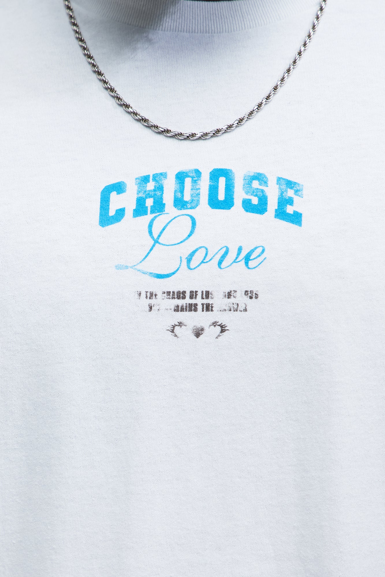 Choose Love Short Sleeve Tee - White - Image 7