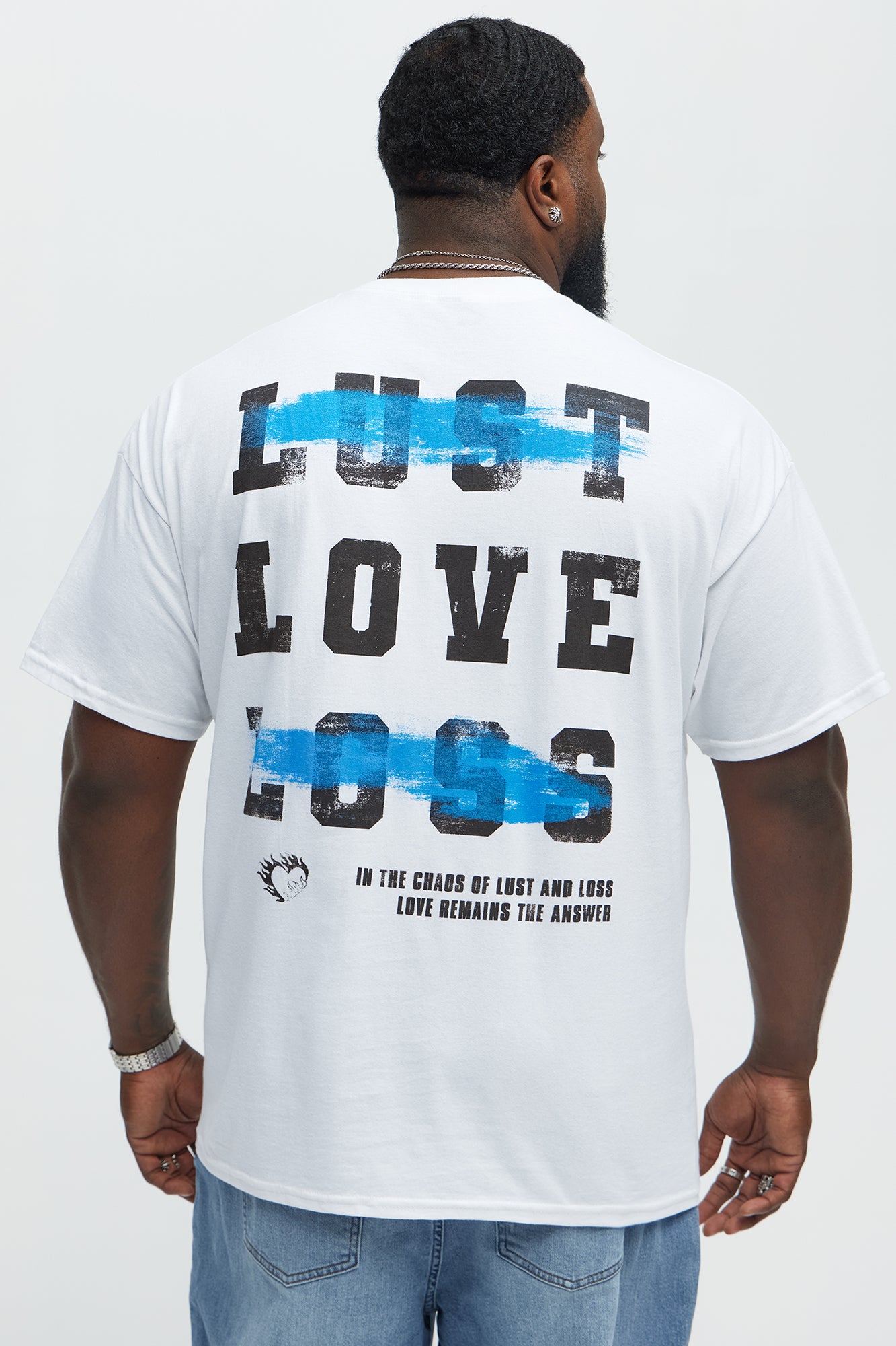 Choose Love Short Sleeve Tee - White - Image 5