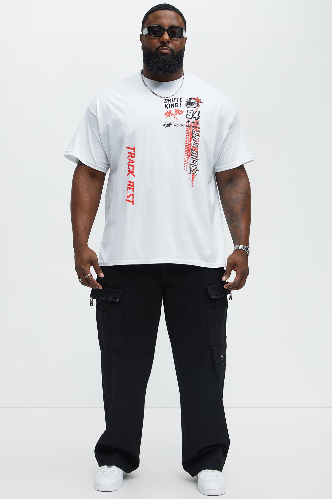 Speed Demon Short Sleeve Tee - White - Image 5