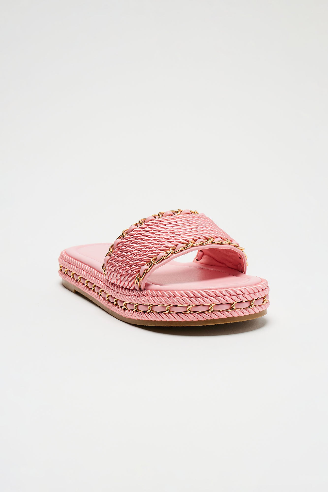 Straight Up Flat Sandals - Pink - Image 3