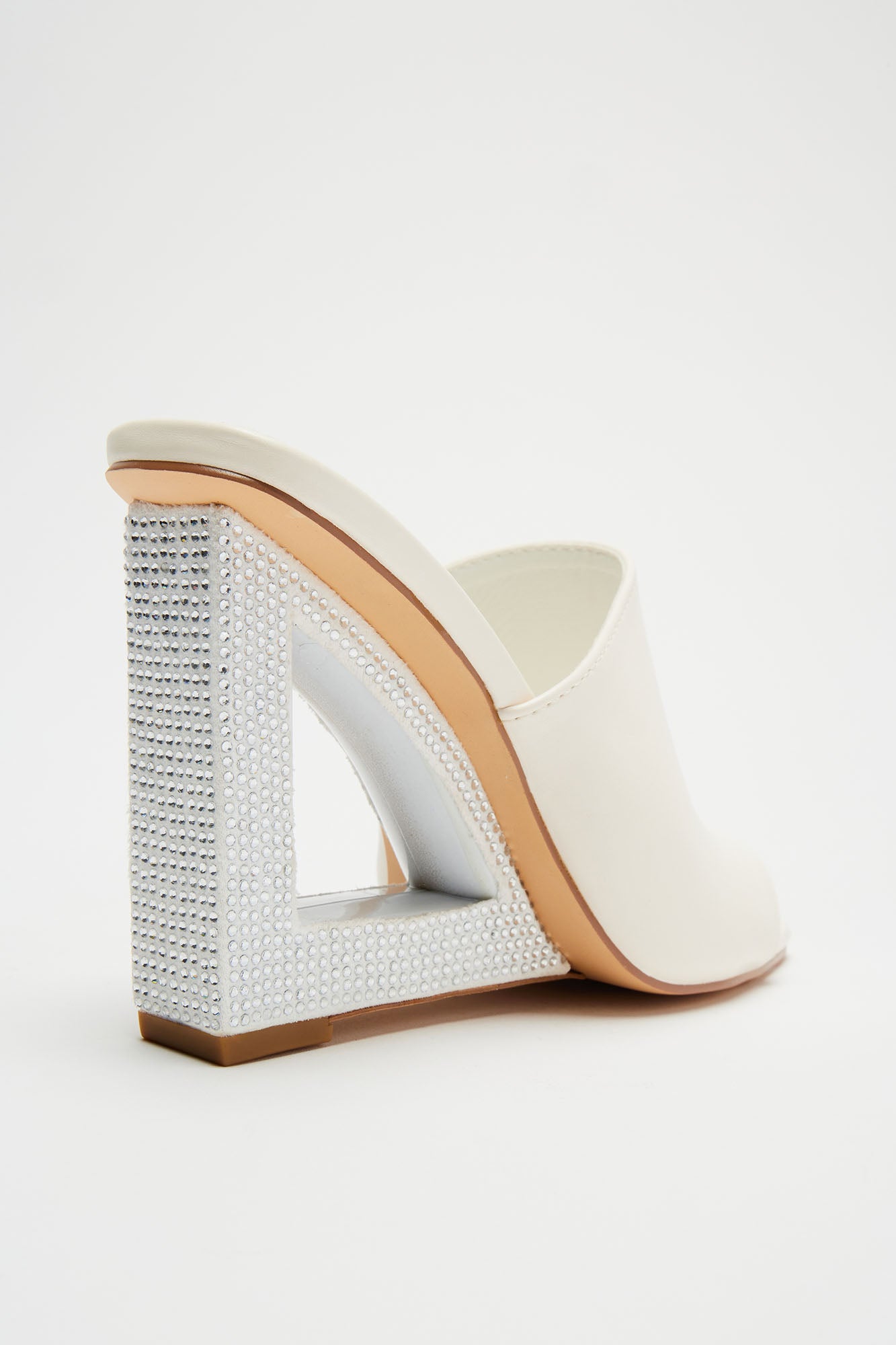 Playing It Smart Embellished Wedges - White - Image 6