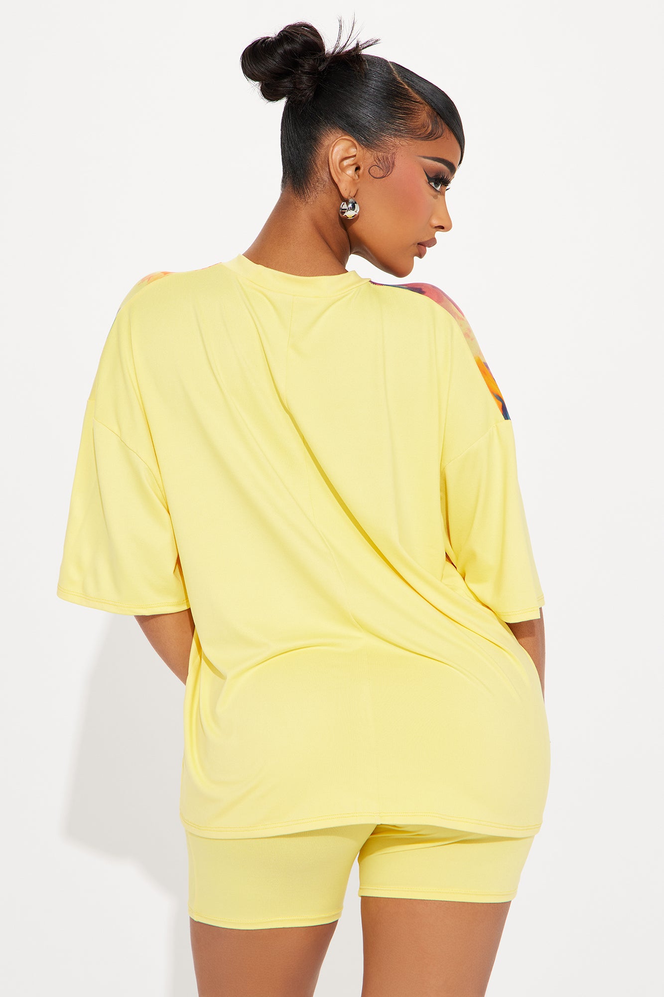 Beautiful Thoughts Short Set - Yellow - Image 5