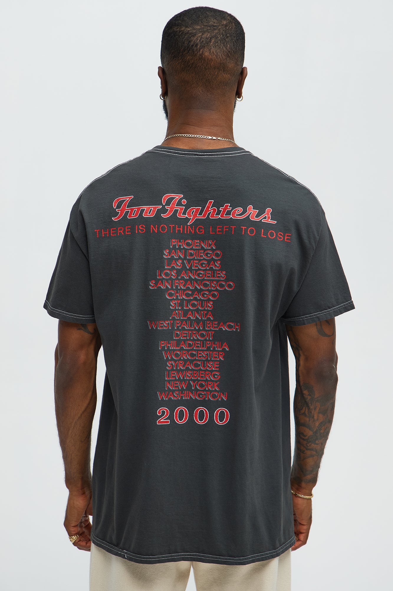 Foo Fighters Nothing Left To Lose Short Sleeve Tee - Black - Image 4