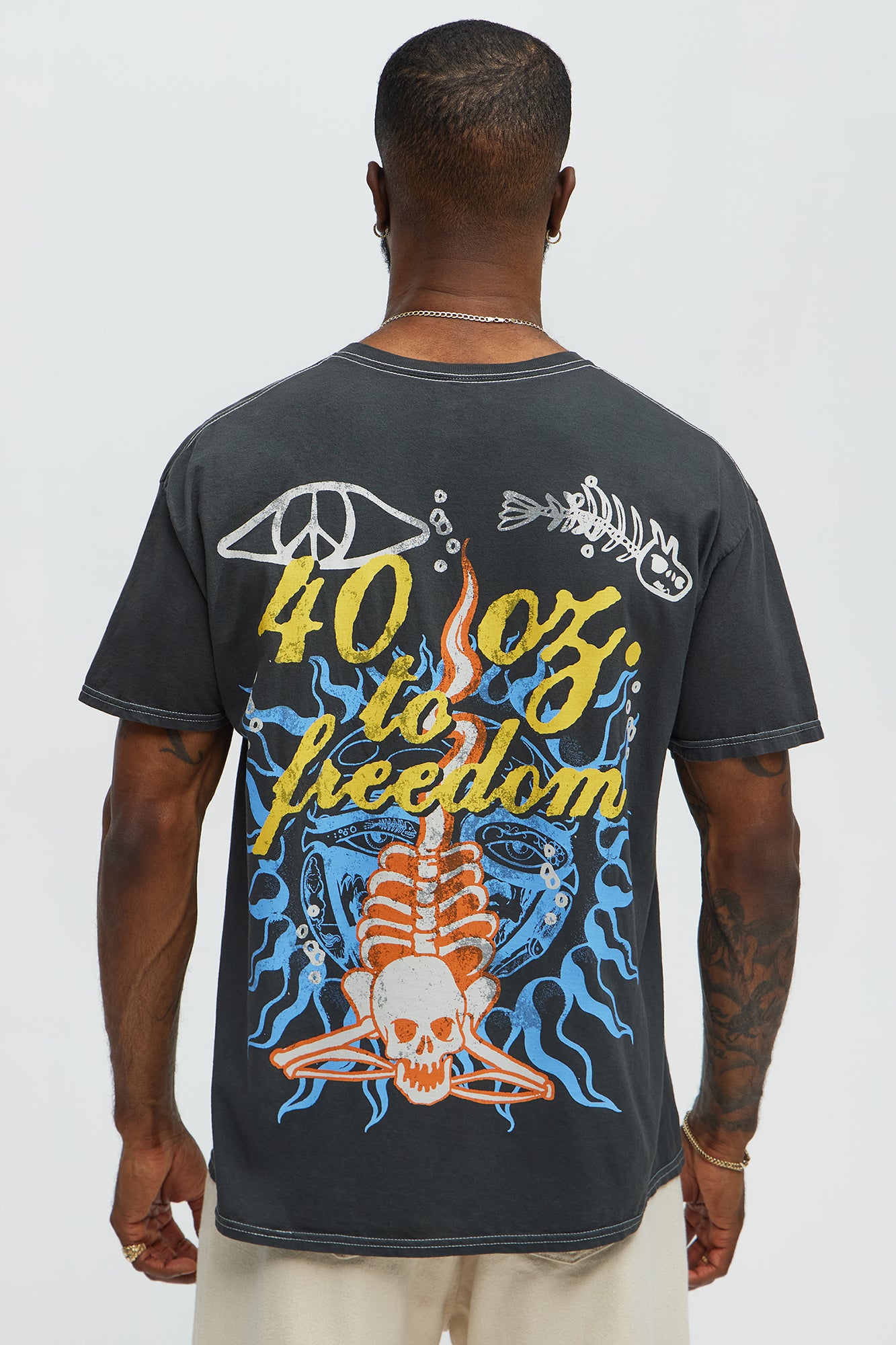 Sublime 40 Oz. To Freedom Short Sleeve Tee - Black - Image 4