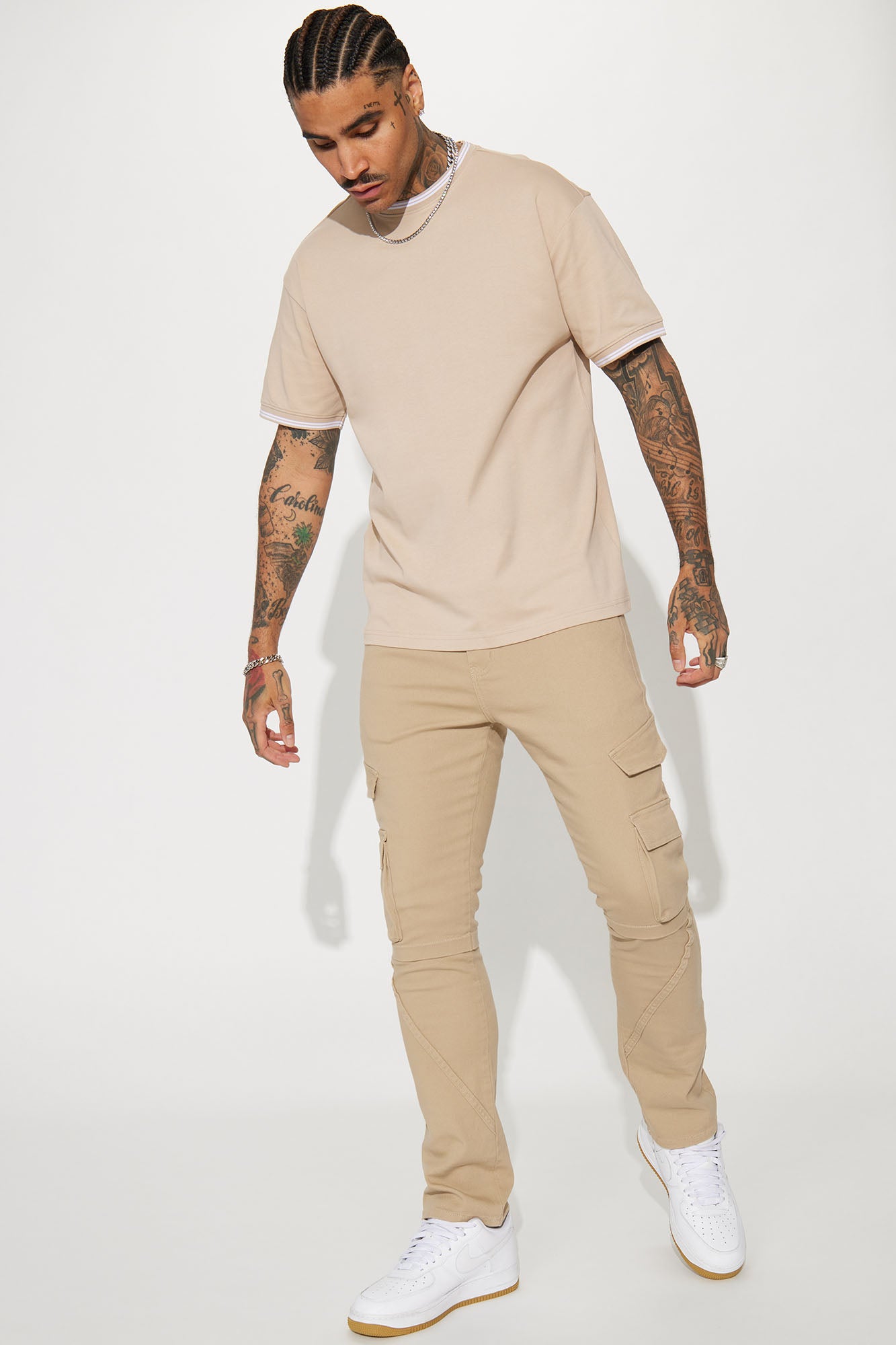 Pharaoh Short Sleeve Tee - Taupe - Image 3