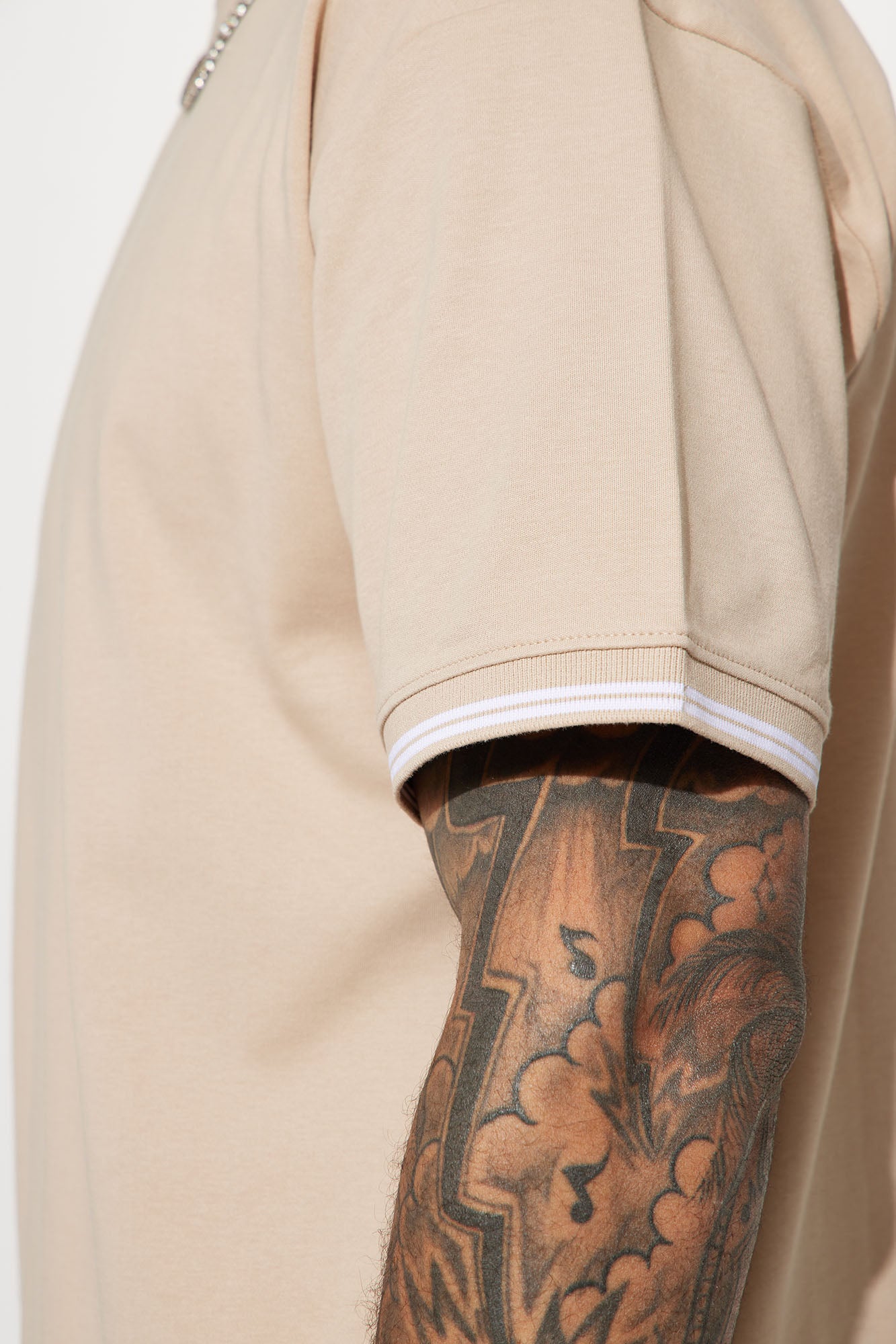 Pharaoh Short Sleeve Tee - Taupe - Image 4