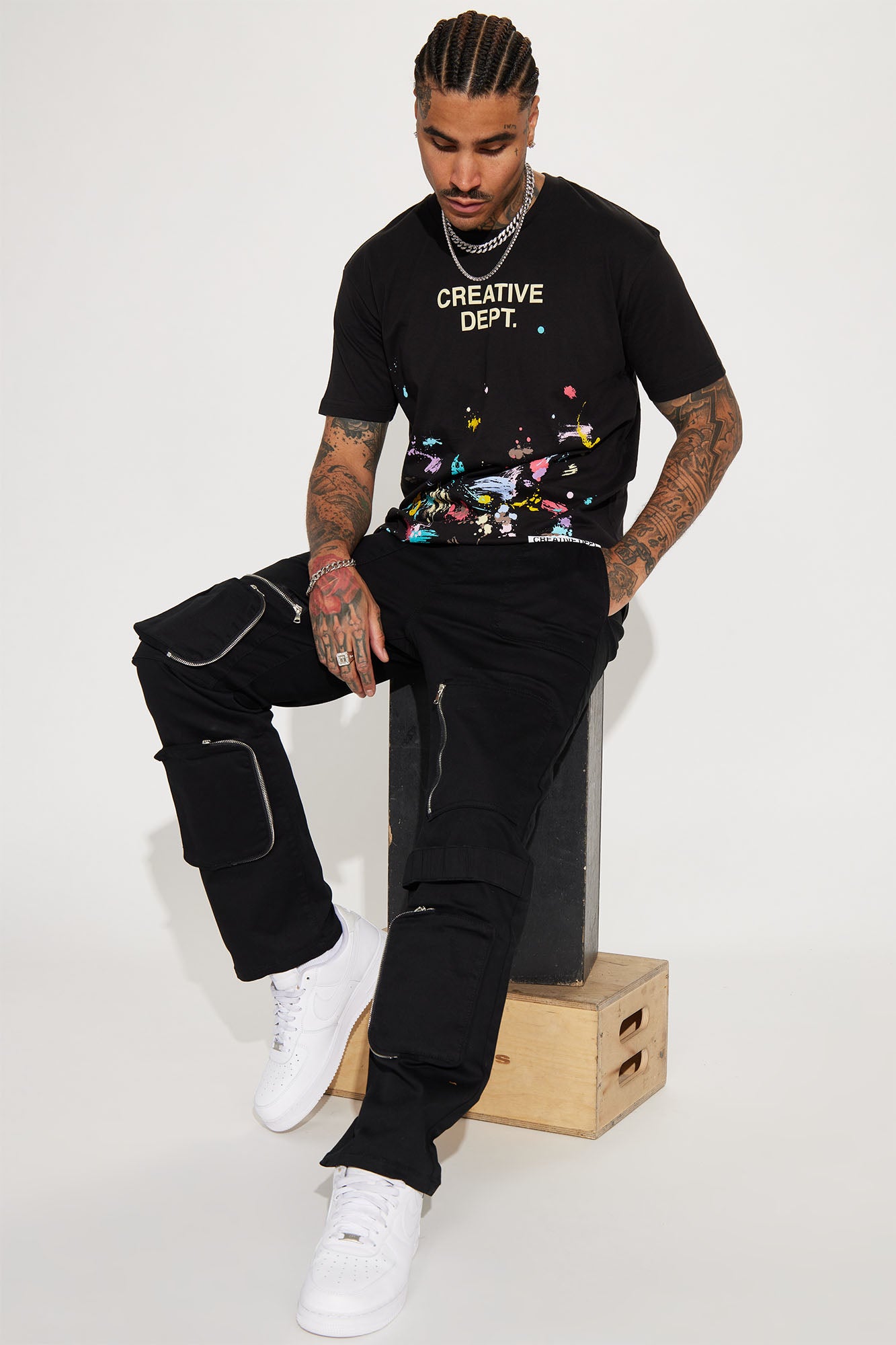 Creative Dept Short Sleeve Tee - Black - Image 3