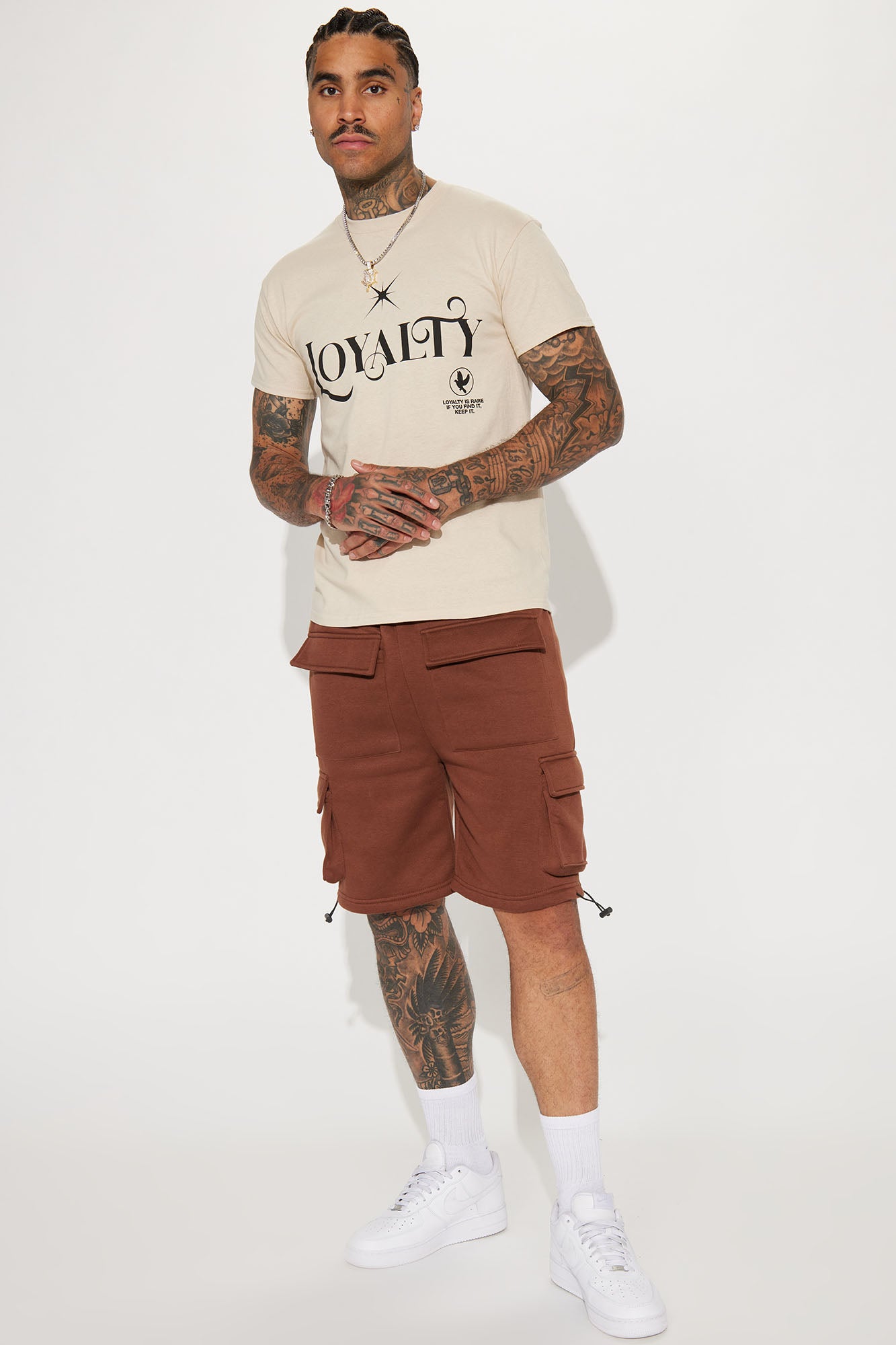 Loyalty Is Rare Short Sleeve Tee - Sand - Image 3