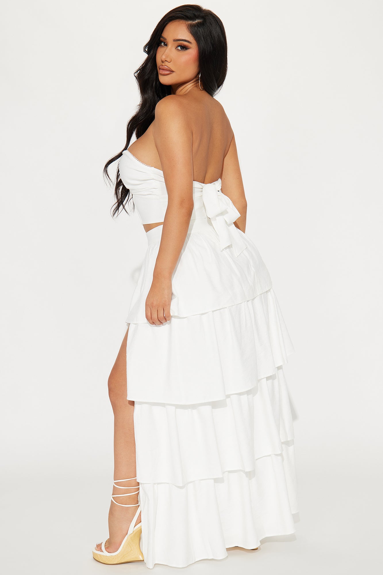 Head in The Clouds Skirt Set - White - Image 3