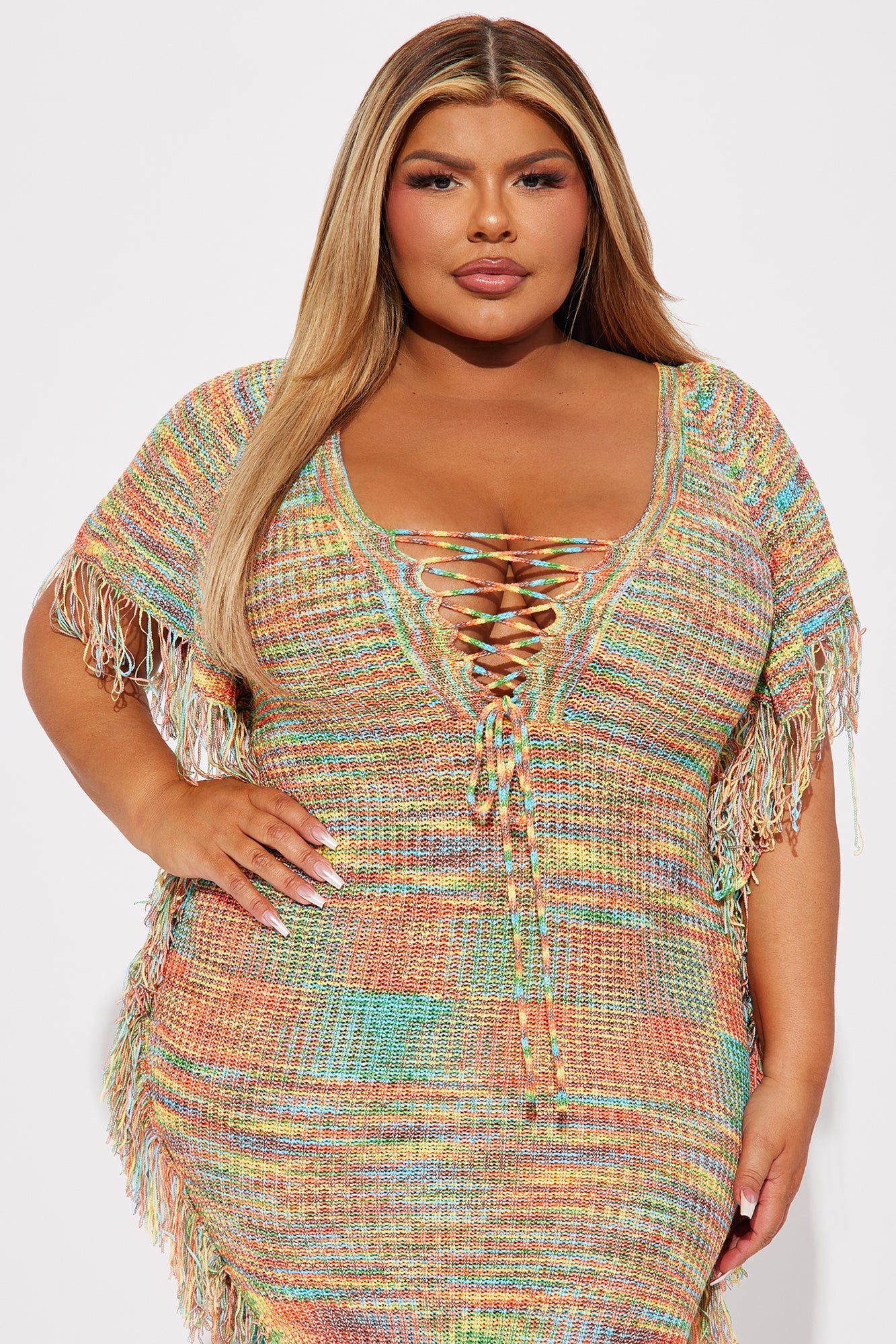 Tatiana Knit Maxi Dress - Multi Color - Image 5