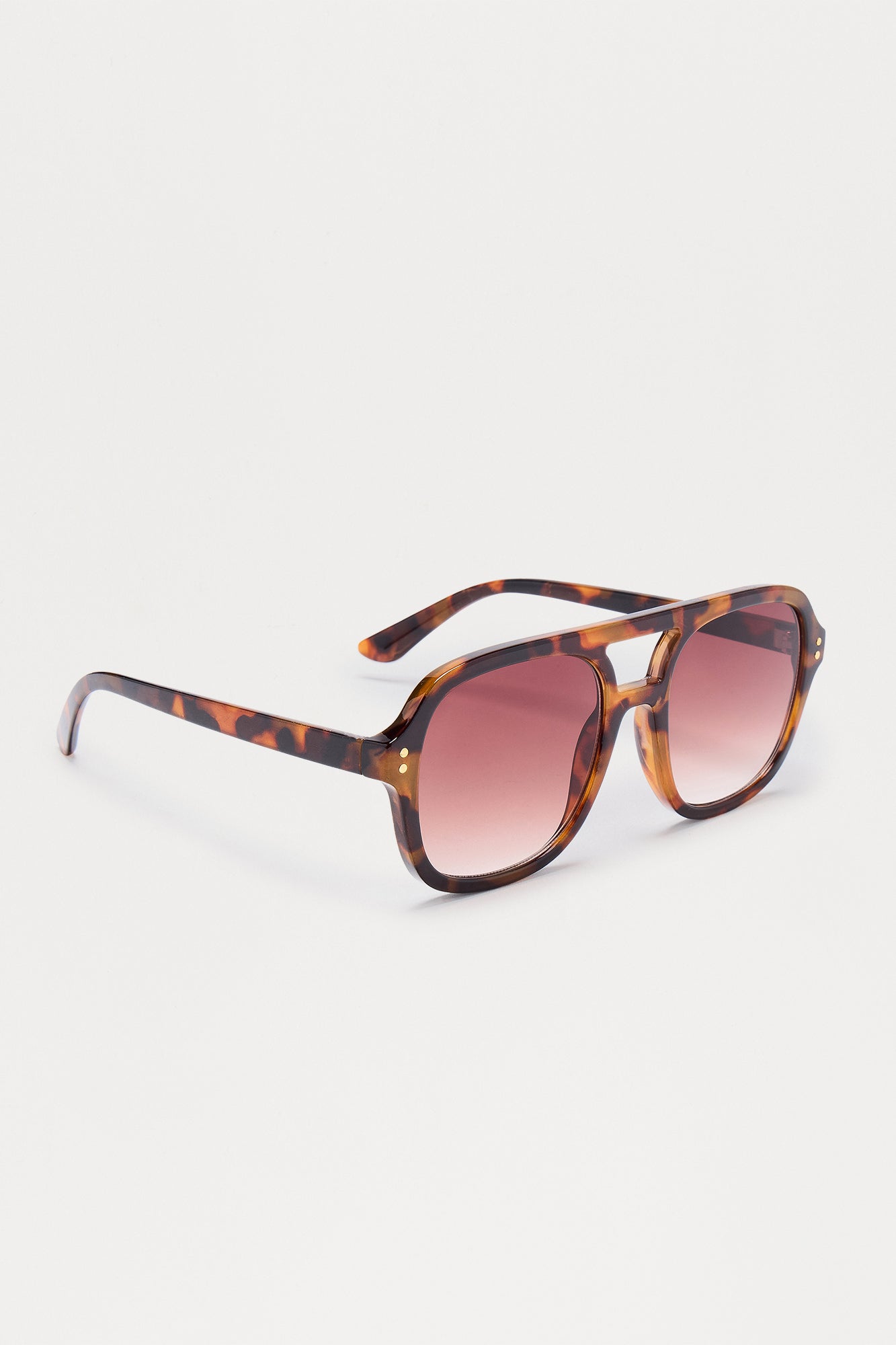 Now You See Me Aviator Sunglasses - Tortoise - Image 4