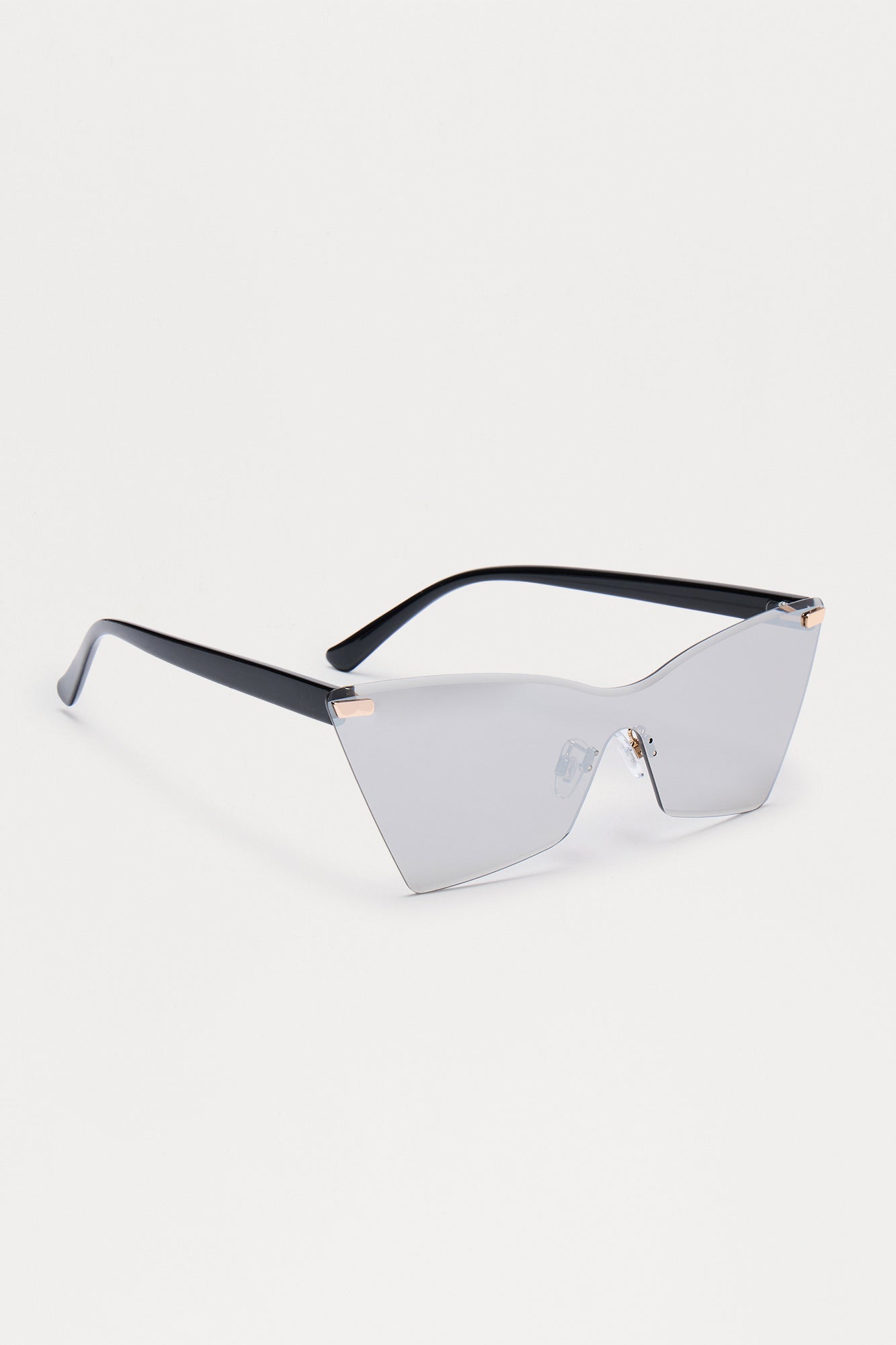 Tara Cat Eye Sunglasses - Black - Image 4