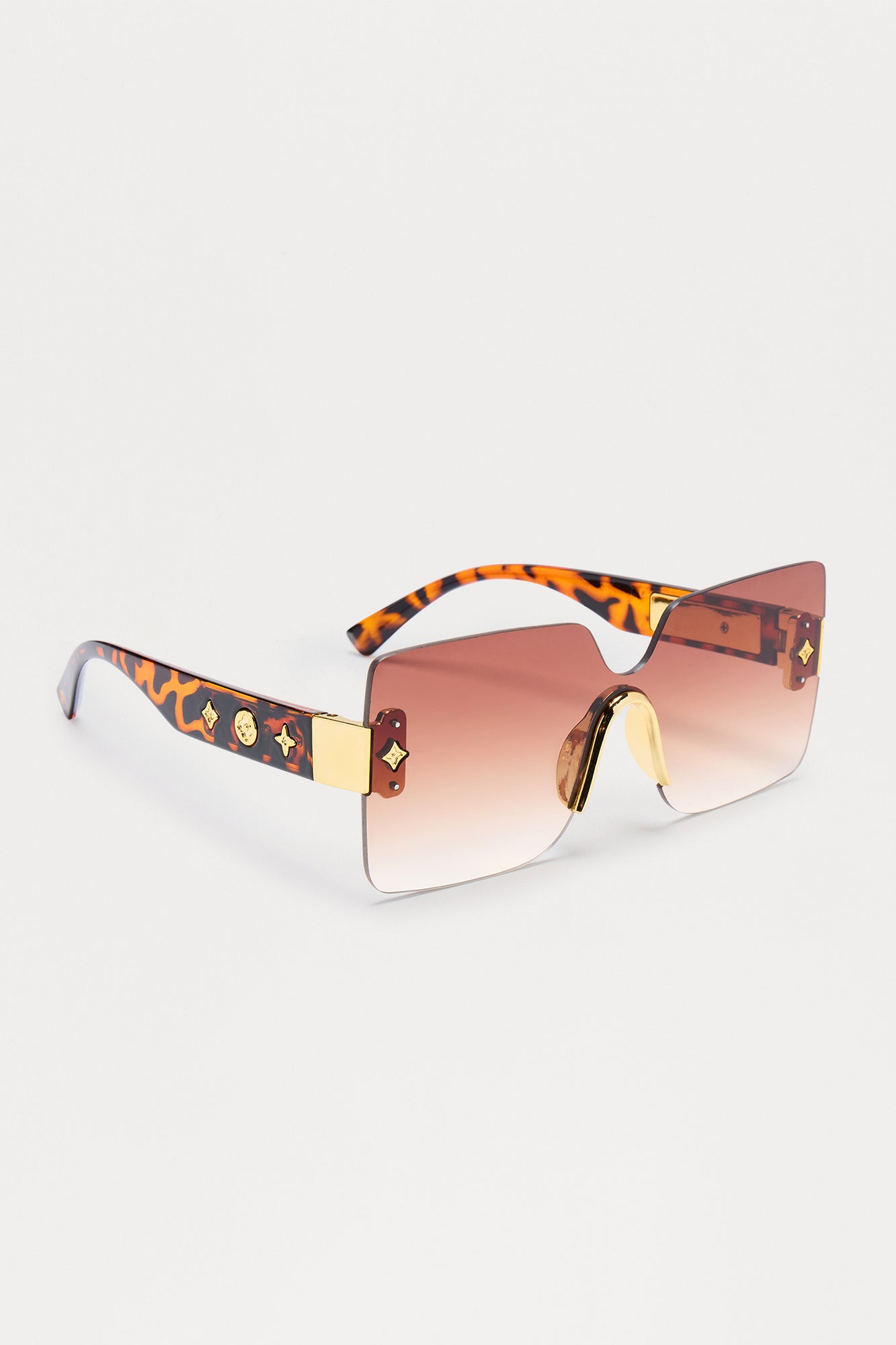 Daily Use Square Sunglasses - Tortoise - Image 4