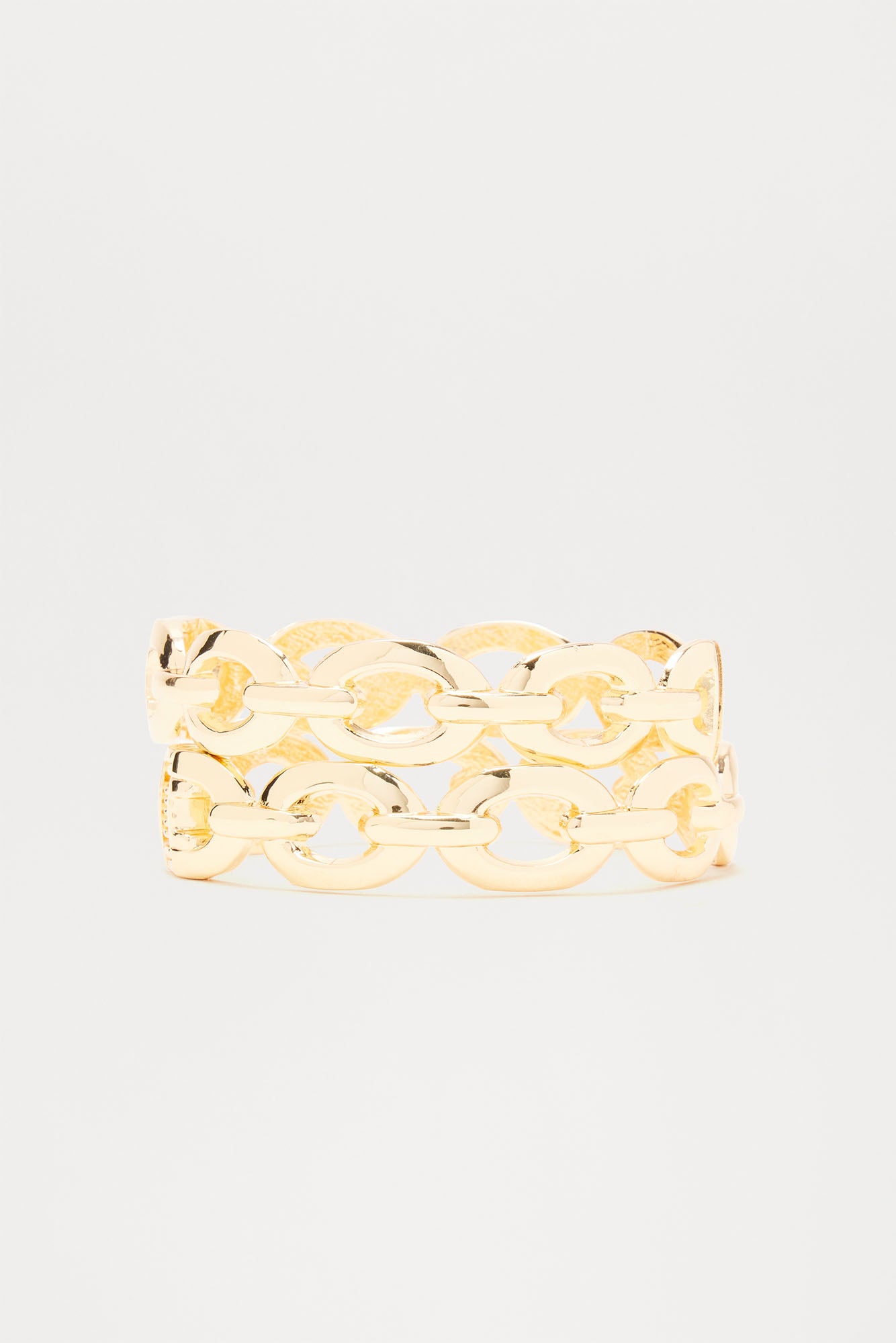 Daily Simple Bracelet 2 Piece Set - Gold - Image 3