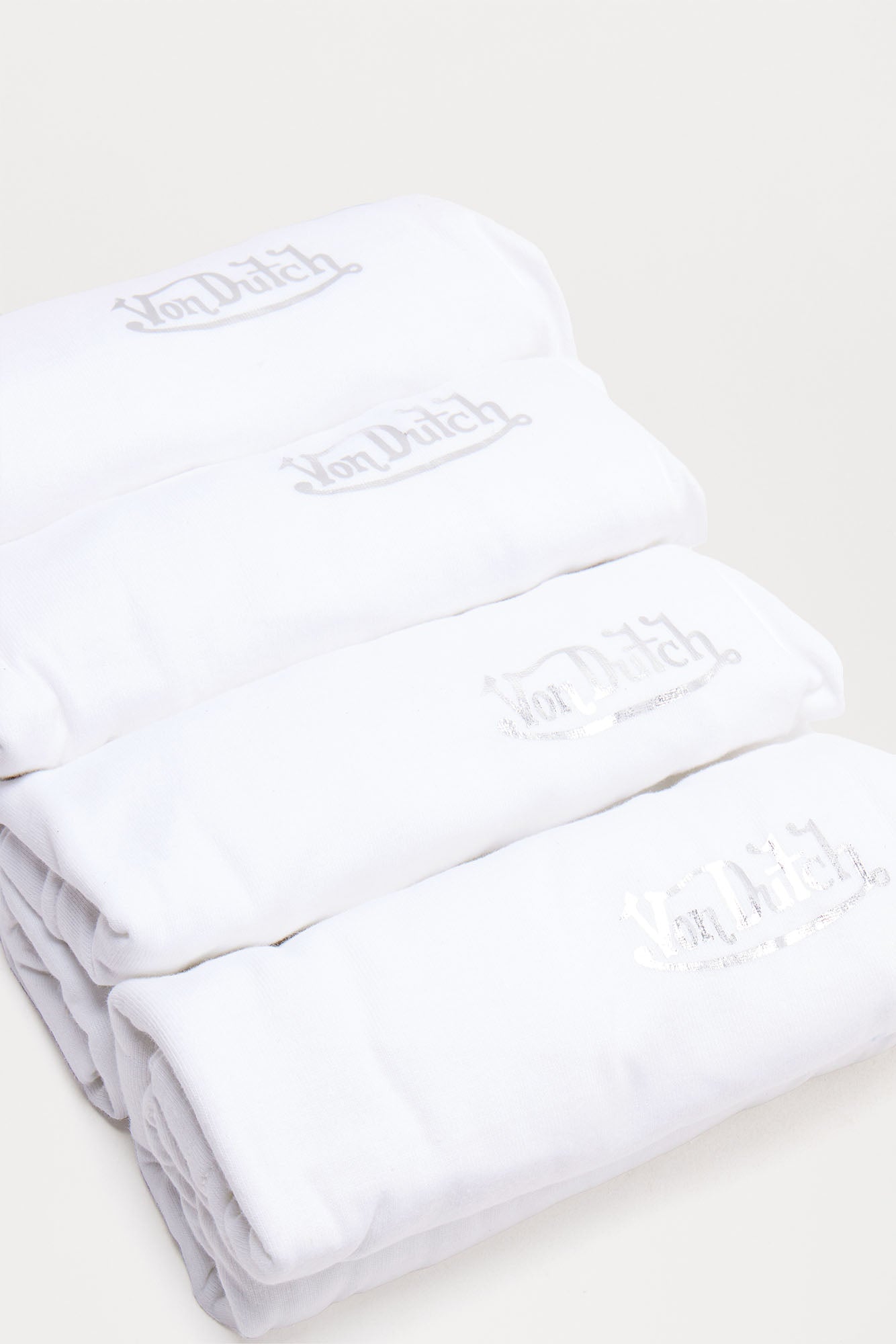 4 Pack Of Von Dutch Tees - White - Image 5