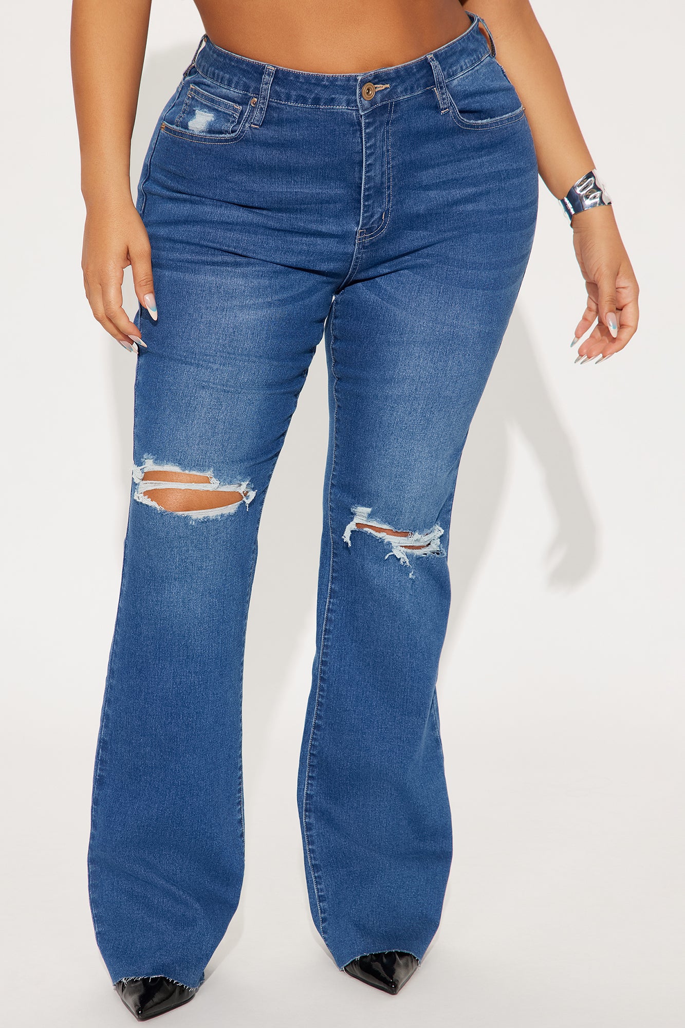 All Yours Curvy Stretch Bootcut Jean - Medium Wash - Image 5