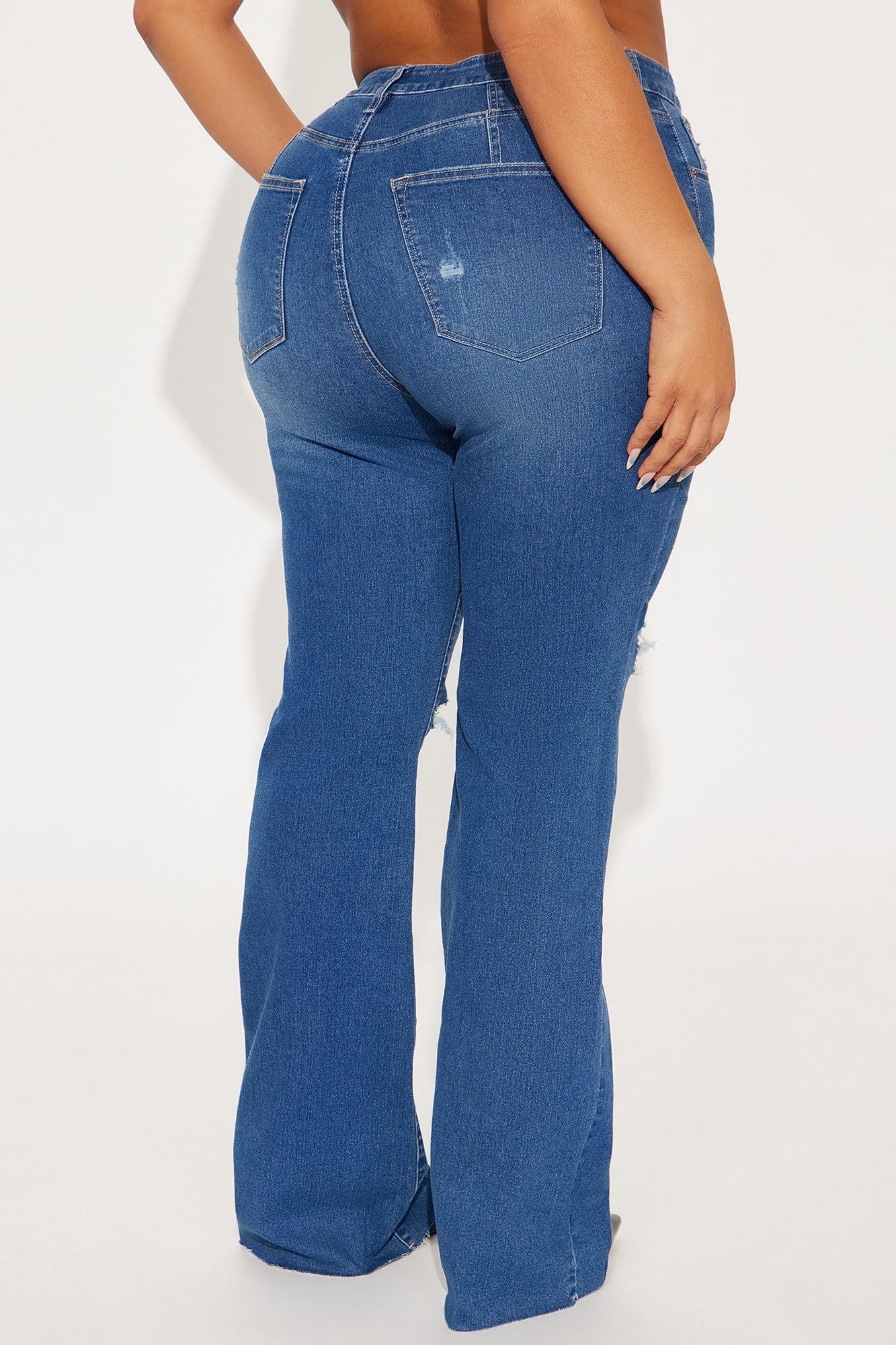 All Yours Curvy Stretch Bootcut Jean - Medium Wash - Image 6