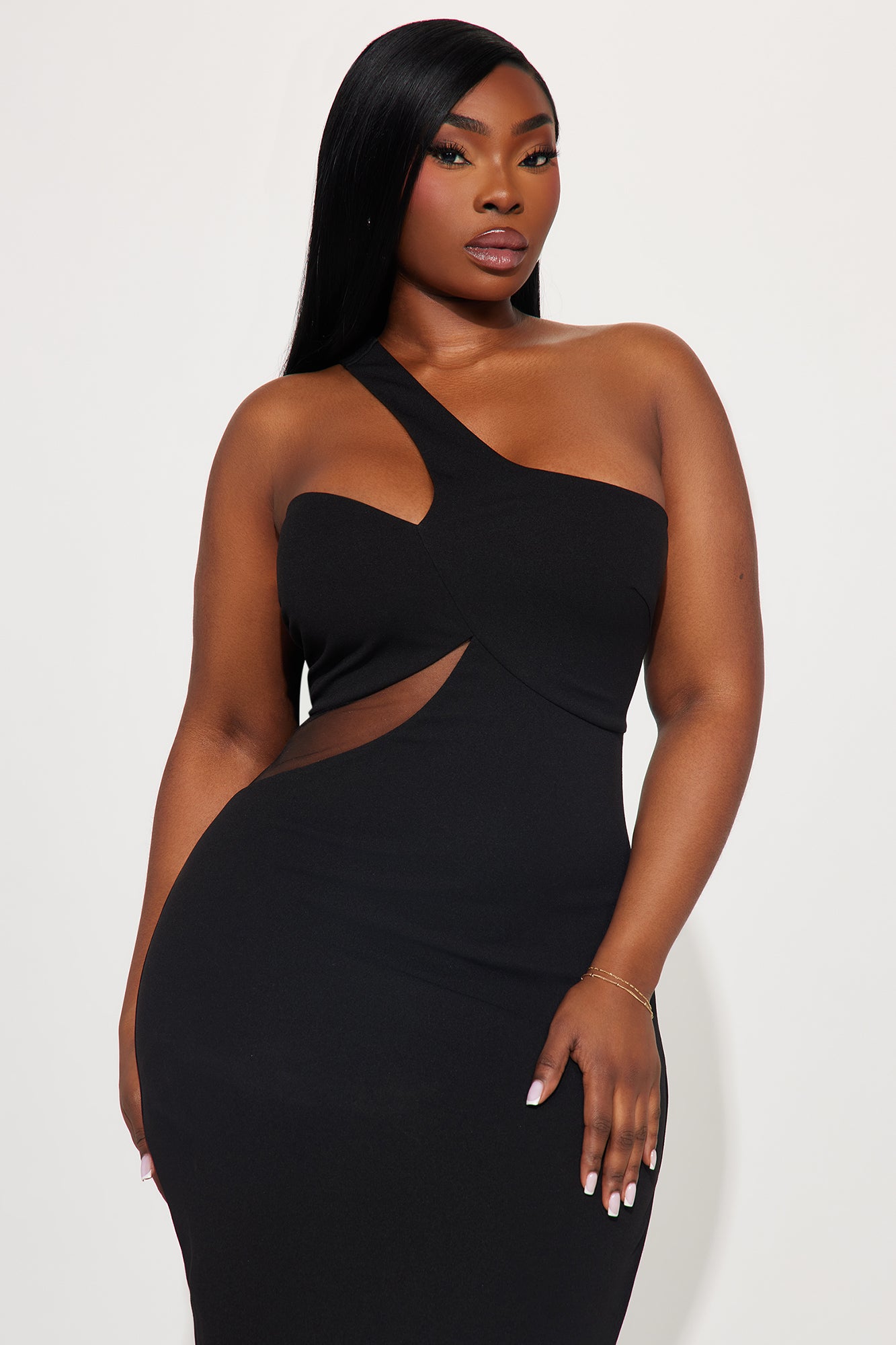 After Dinner Cocktail Maxi Dress - Black - Image 5