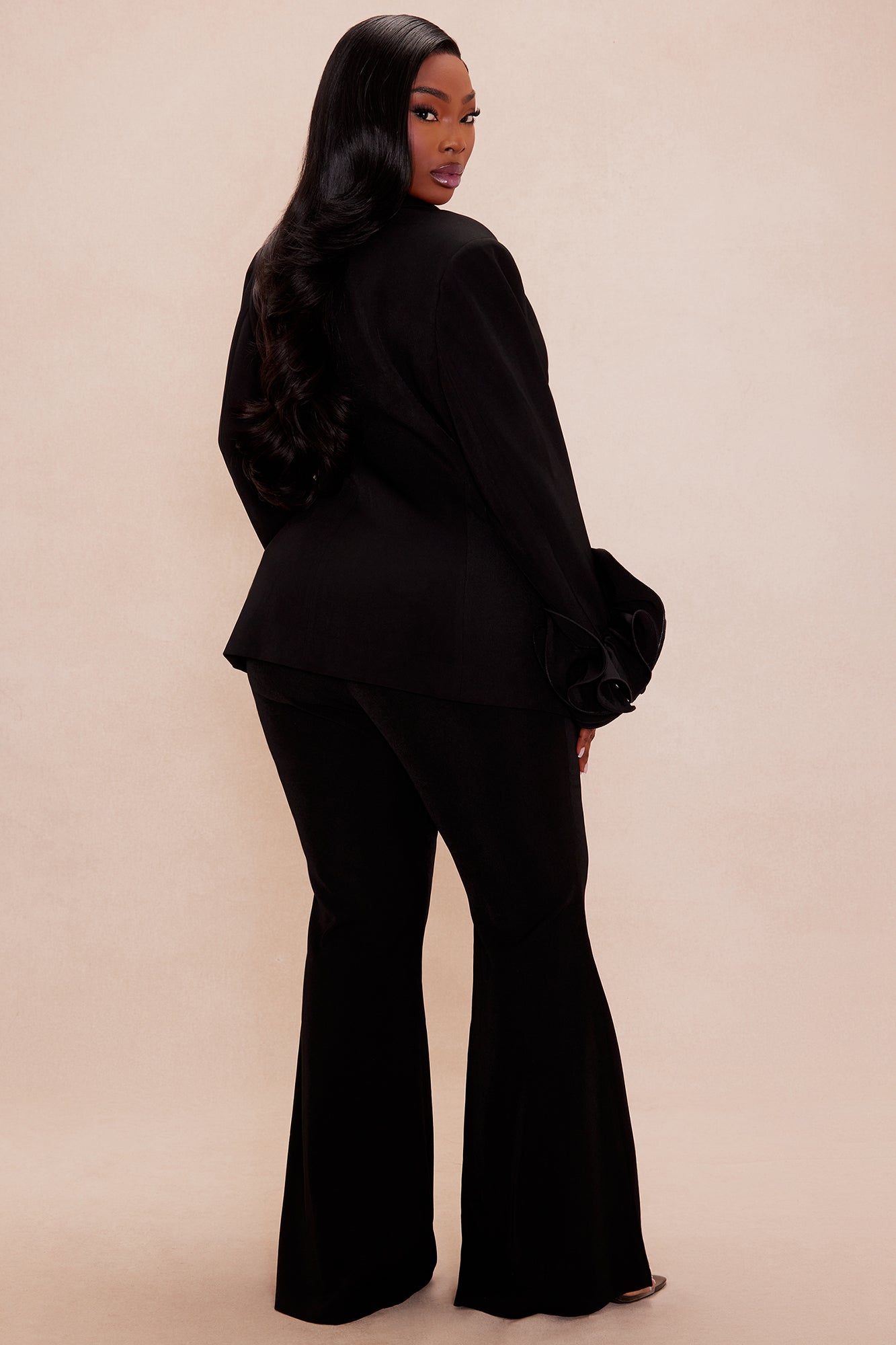 Amora Blazer Suit Set - Black - Image 8