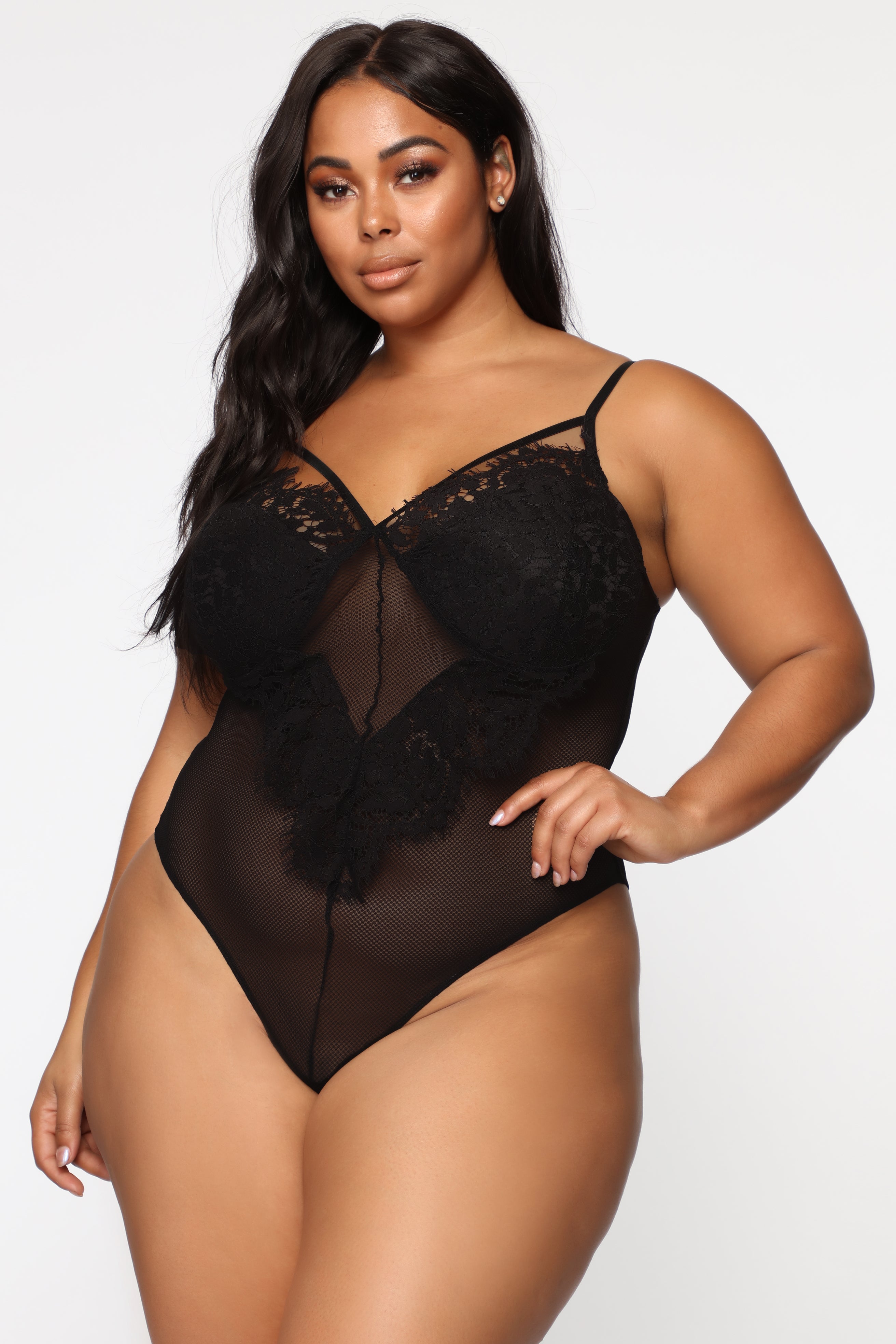 Wanderlust Lace Bodysuit - Black - Image 7