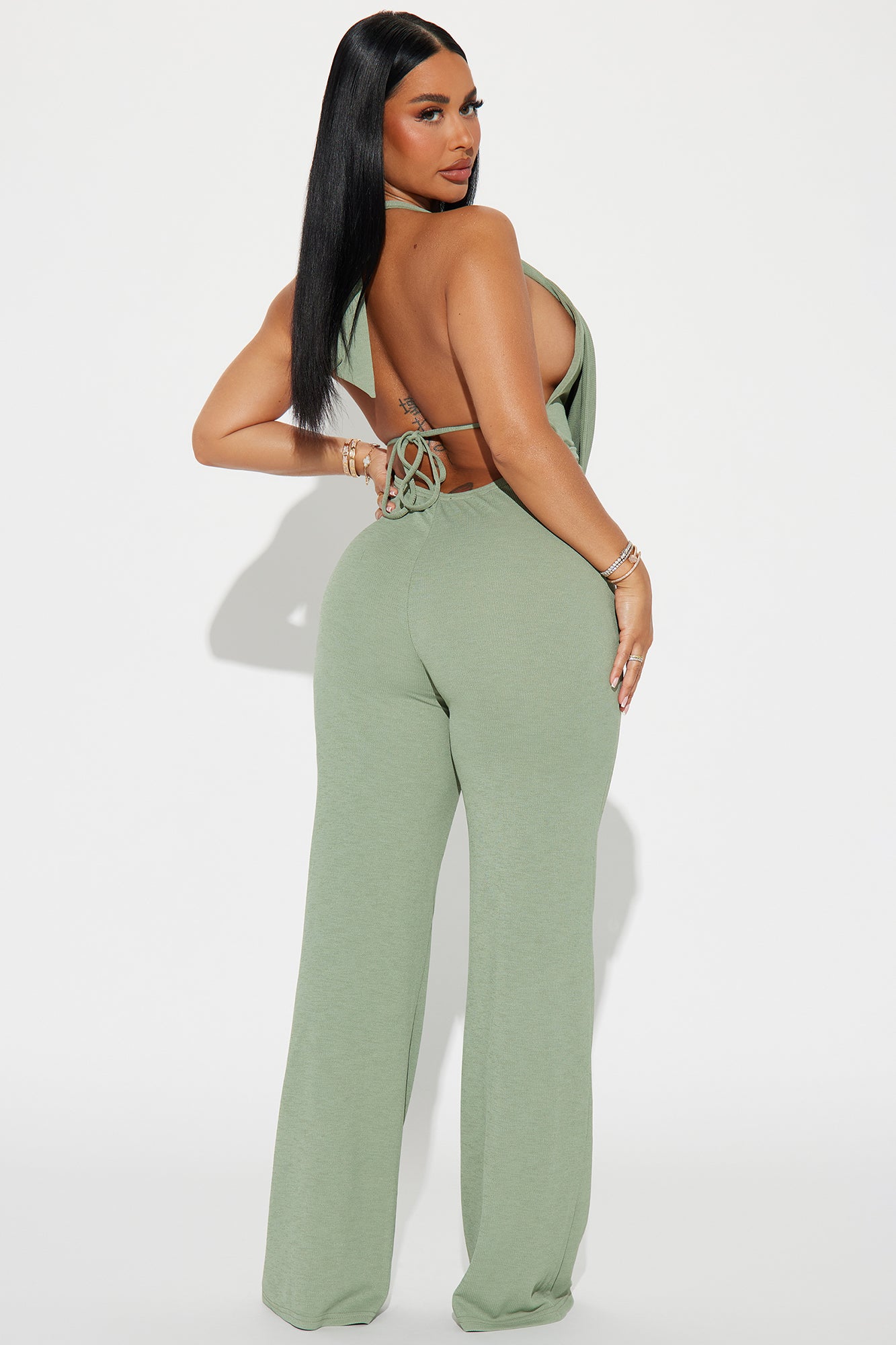 Whirlwind Jumpsuit - Sage - Image 3