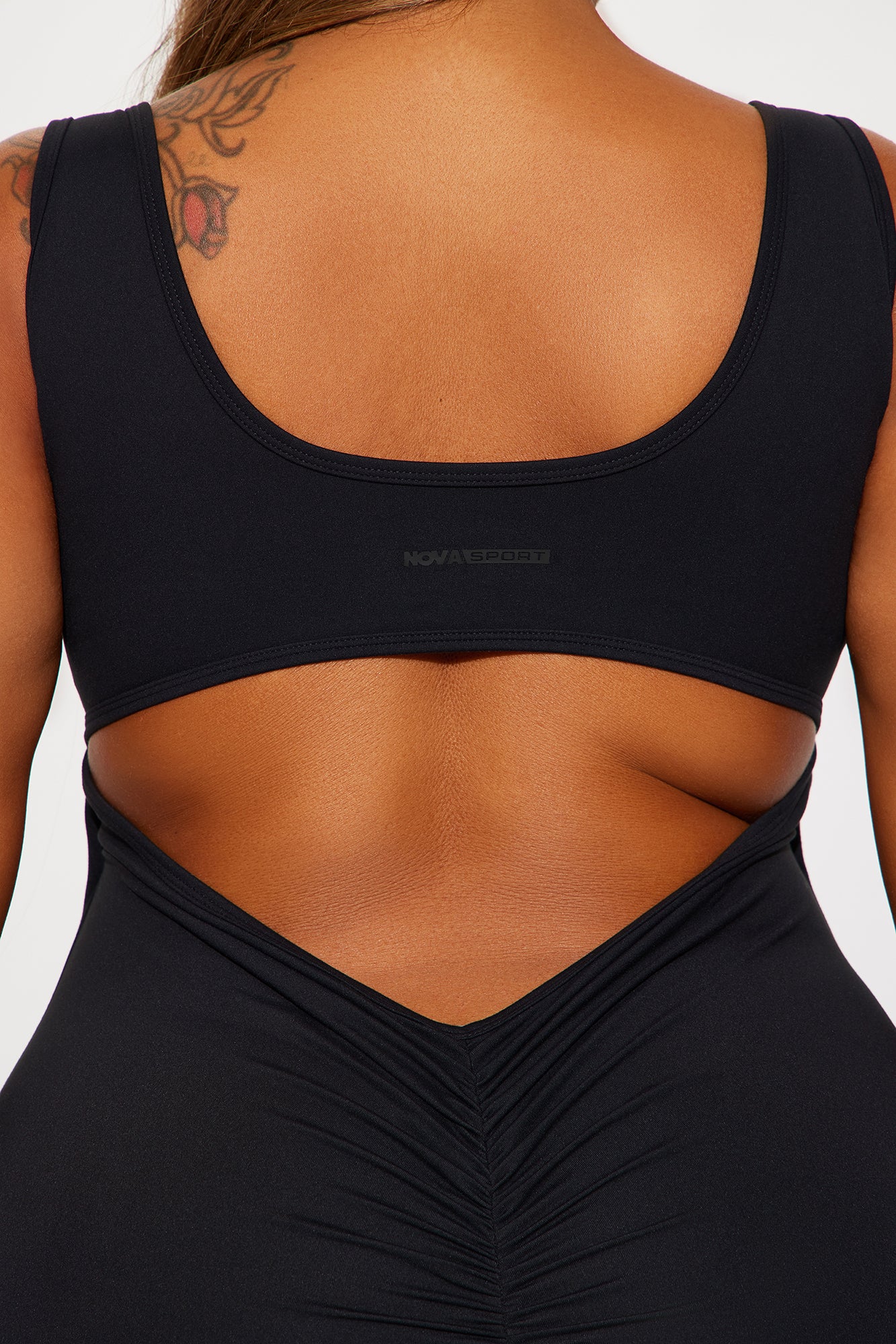 Body Burn Super Soft Active Jumpsuit - Black - Image 11