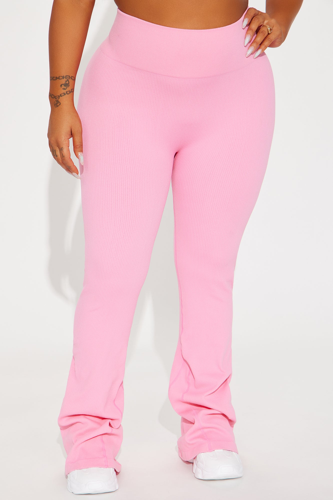 Beach Body Effortless Seamless Active Yoga Pant - Bubblegum Pink - Image 6
