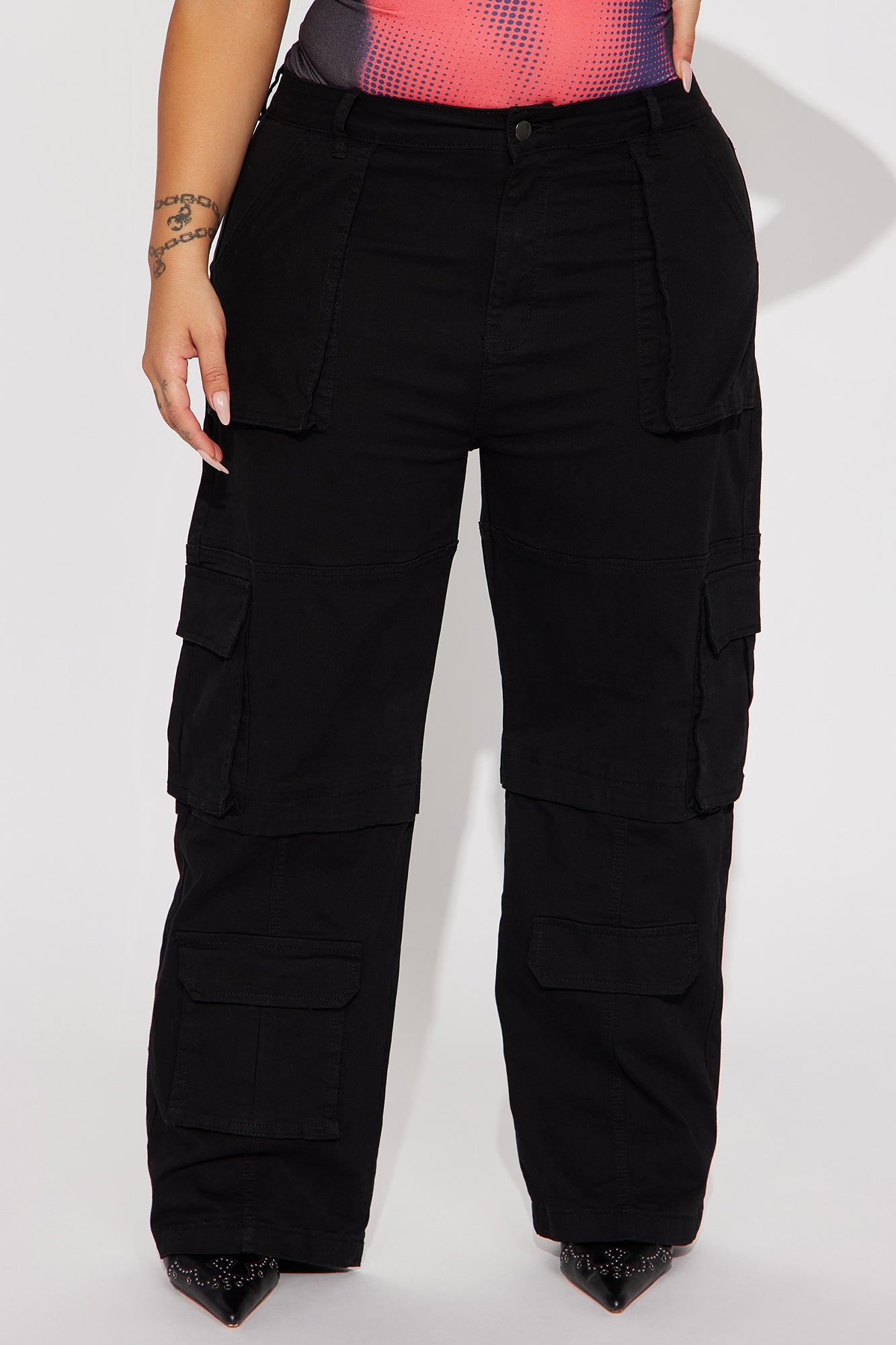 Can't Deny Cargo Pant - Black - Image 5