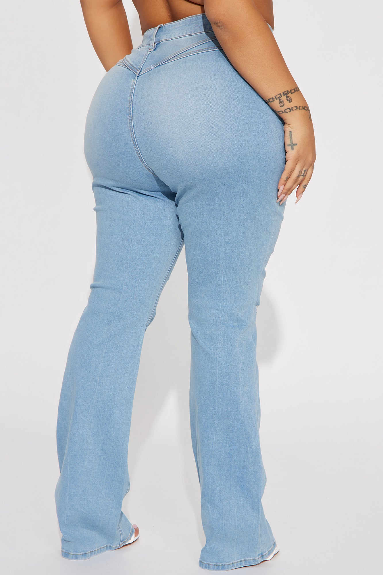 Got It Like That Curvy Stretch Bootcut Jean - Medium Wash - Image 6