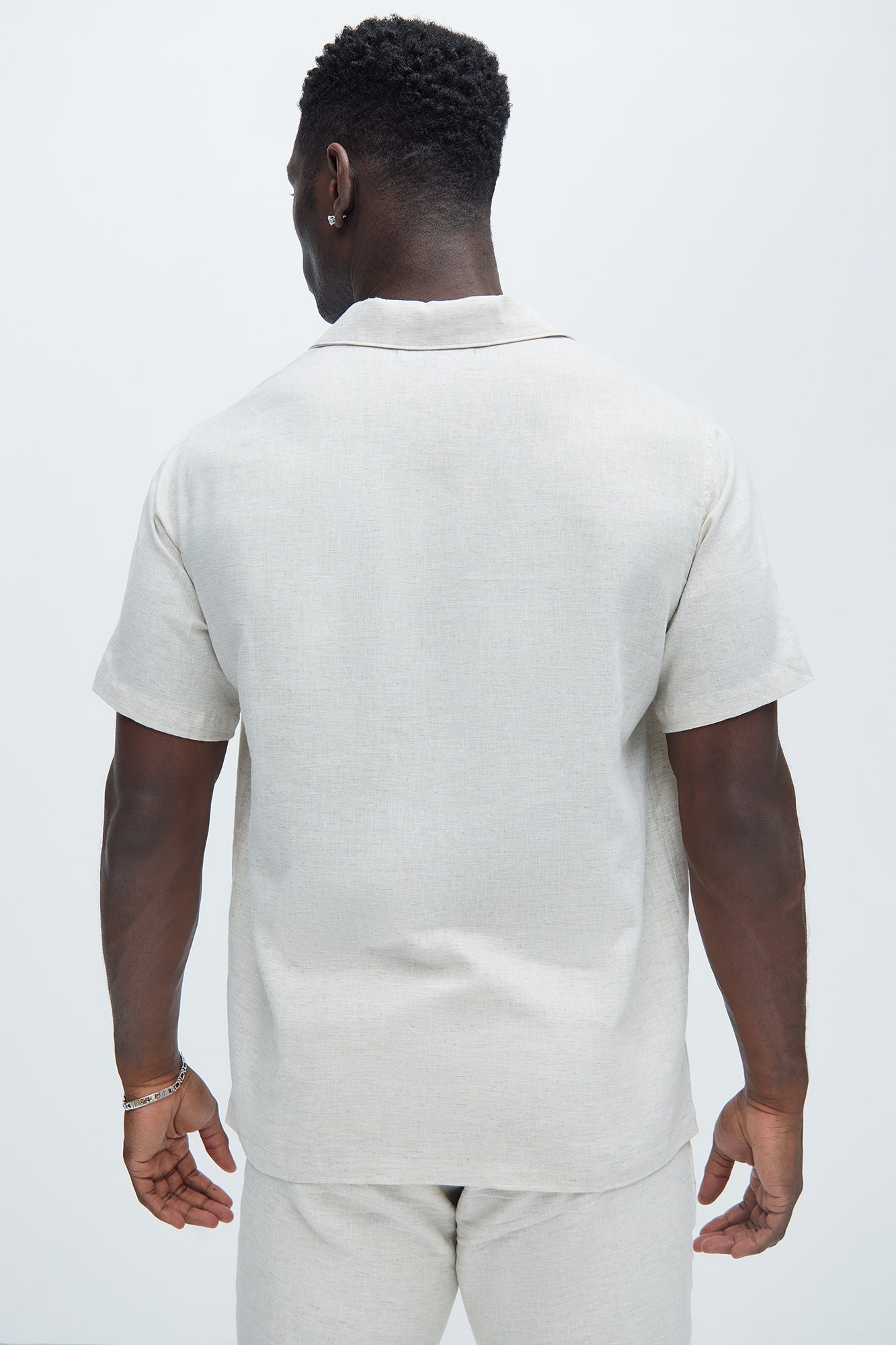 Bahamas Linen Shirt - Oatmeal - Image 3
