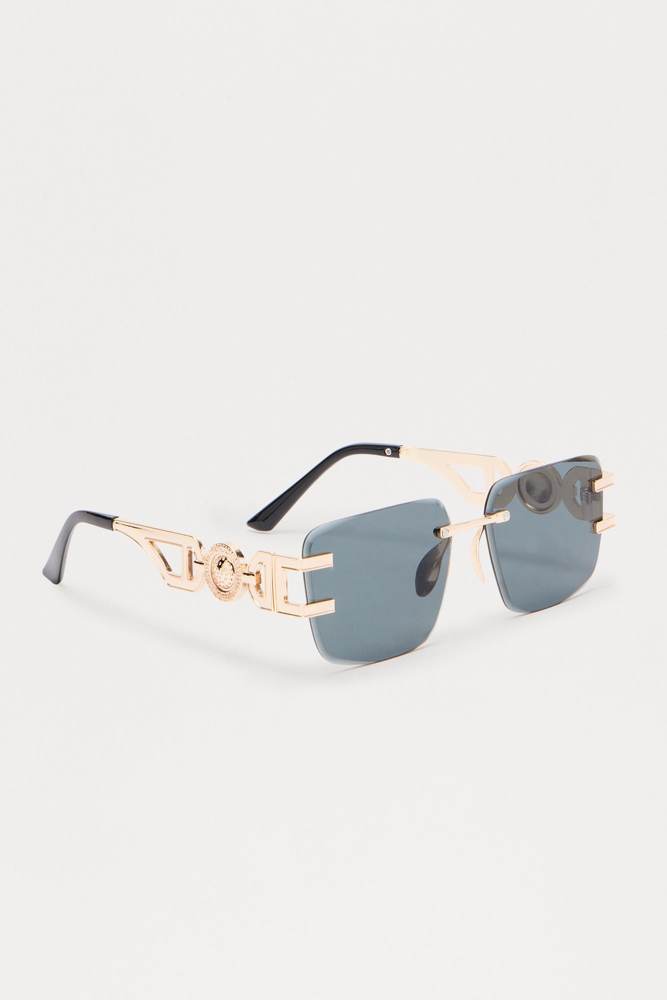 I'm Feeling Golden Square Sunglasses - Gold - Image 4
