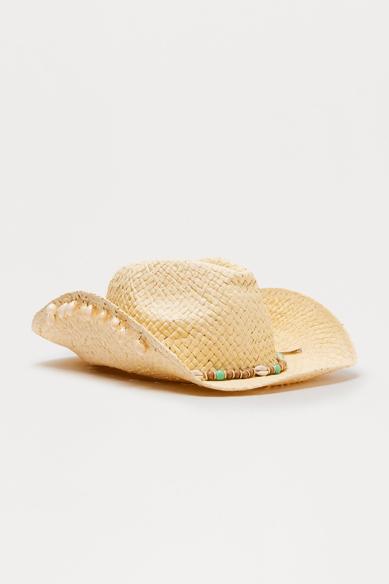 Down By The Seashore Cowboy Hat - Natural/Combo - Image 3