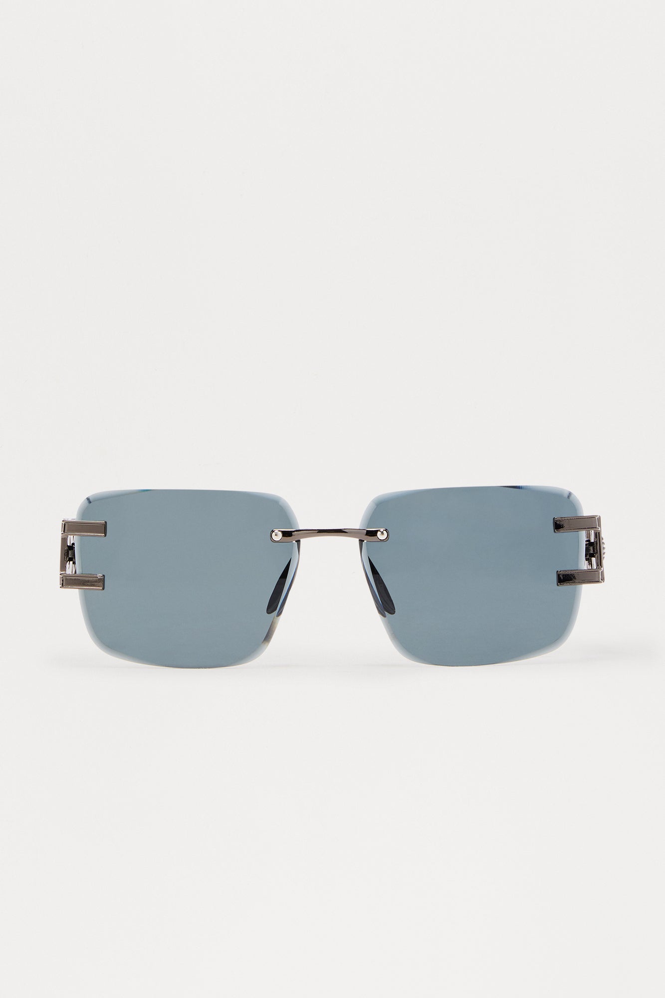 I'm Feeling Golden Square Sunglasses - Gunmetal - Image 3