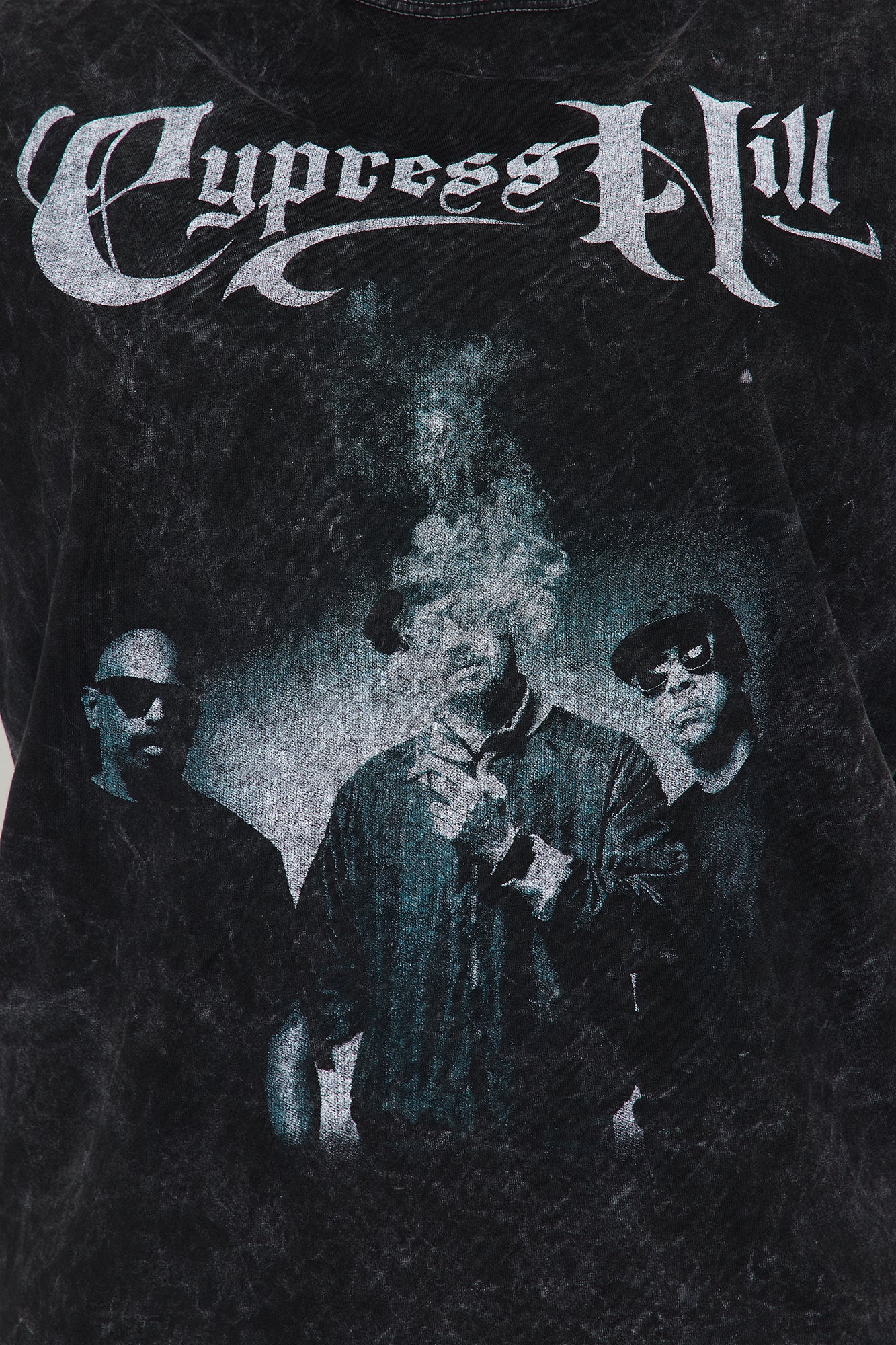 Cypress Hill Washed Oversized Tee - Black - Image 3