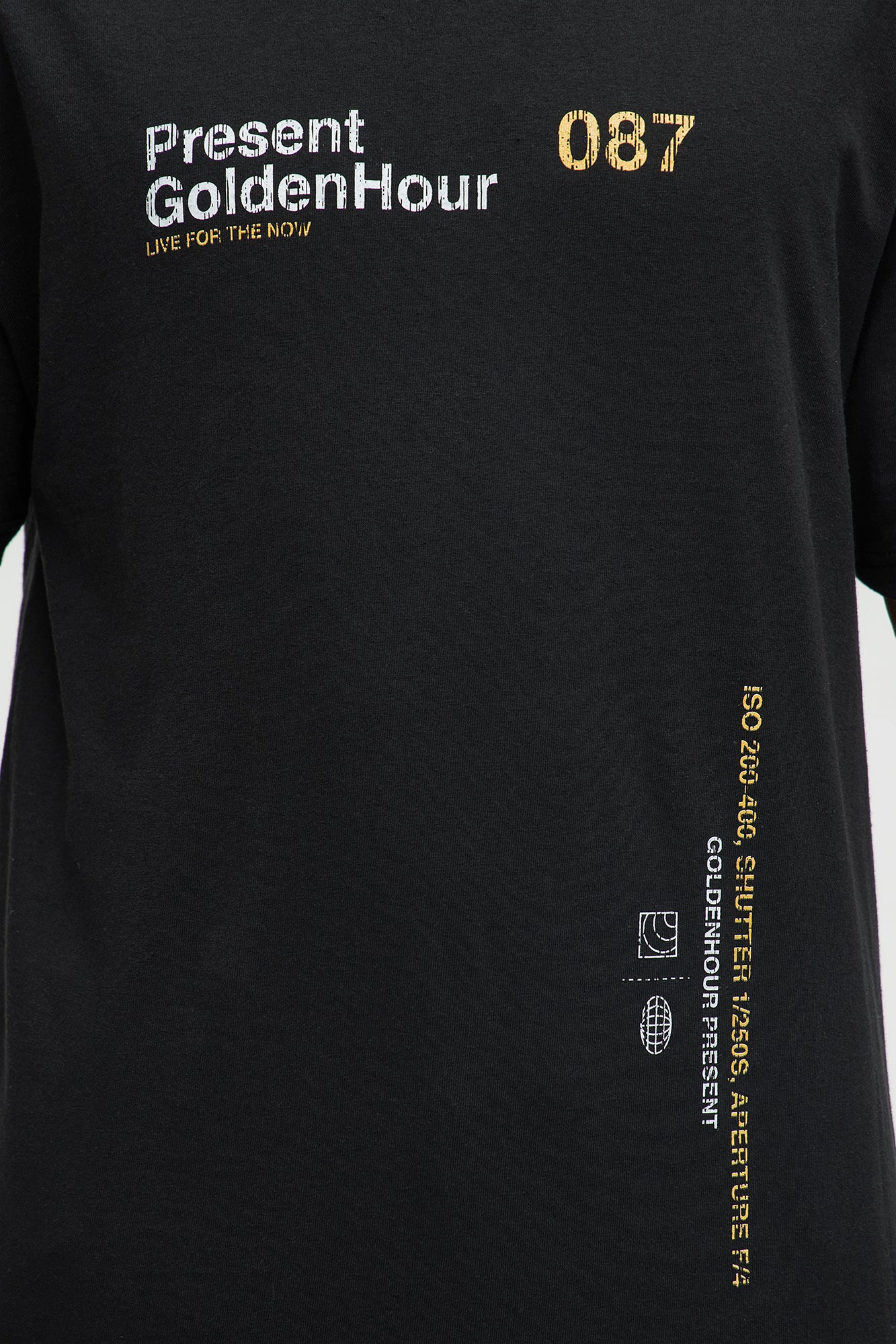 Present Golden Hour Short Sleeve Tee - Black - Image 3
