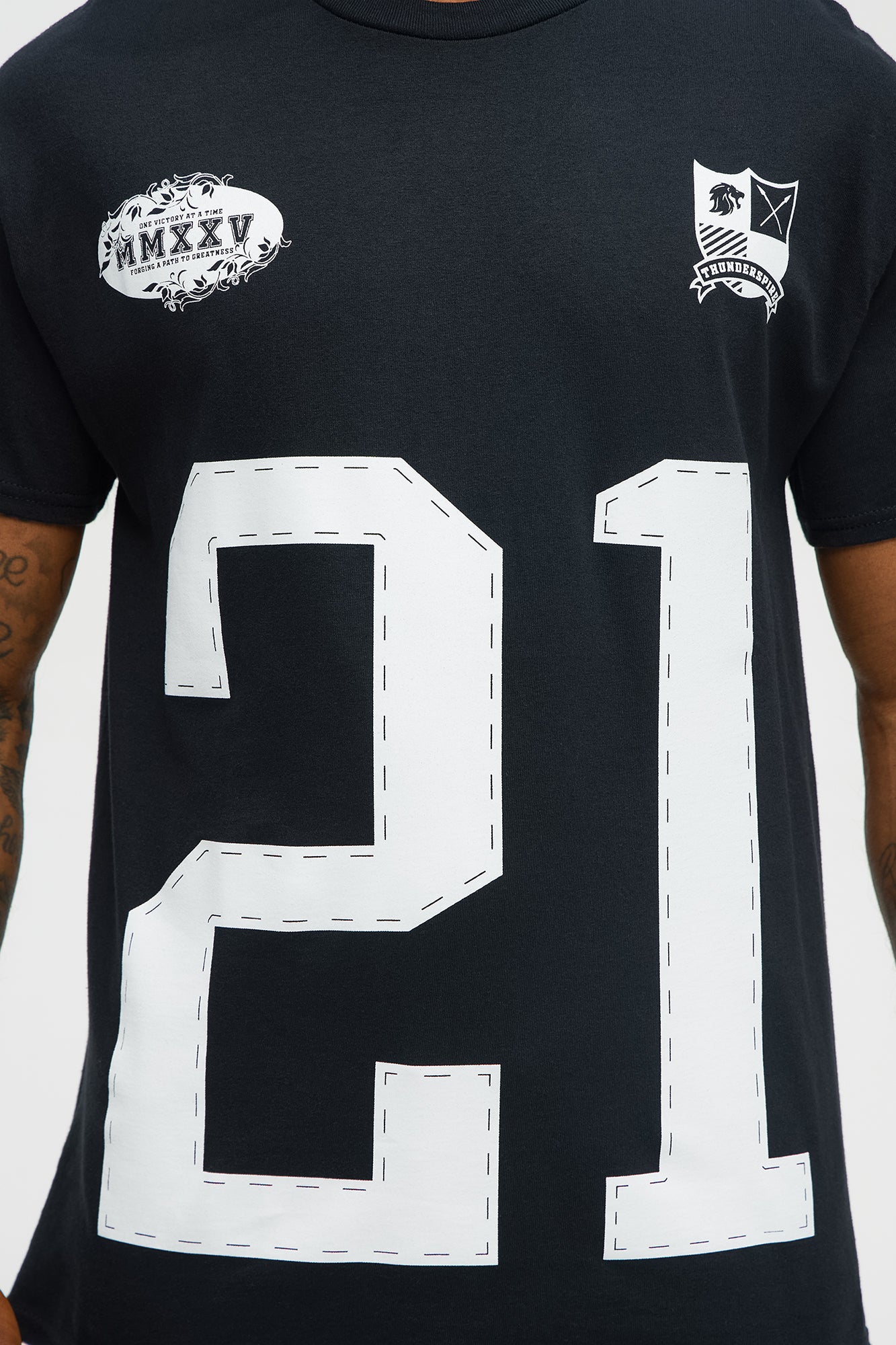 All State Thunder Short Sleeve Tee - Black - Image 3