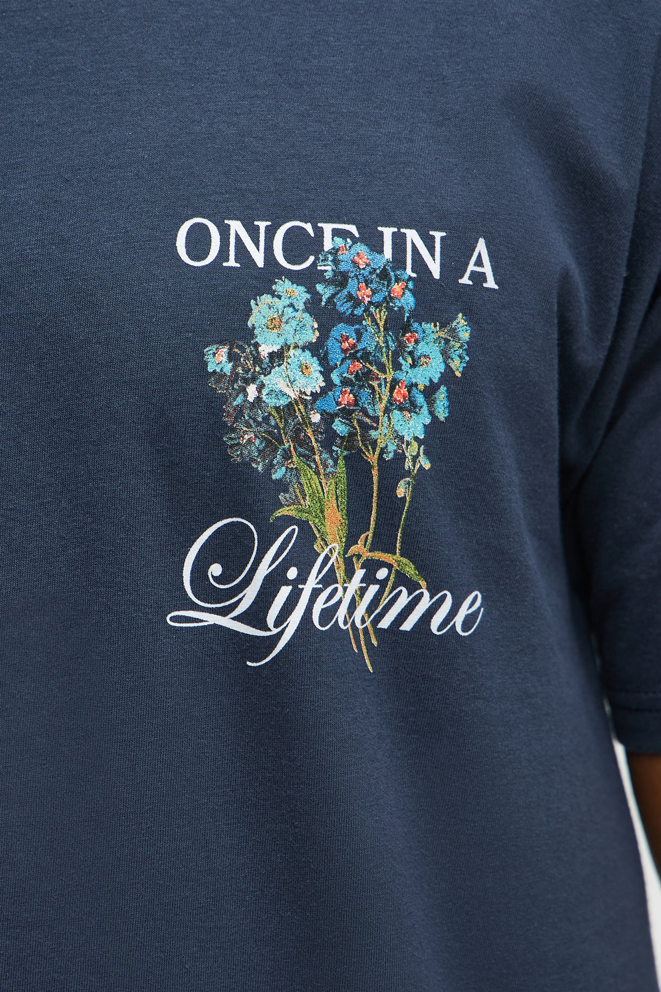 Once In A Lifetime Short Sleeve Tee - Navy - Image 3