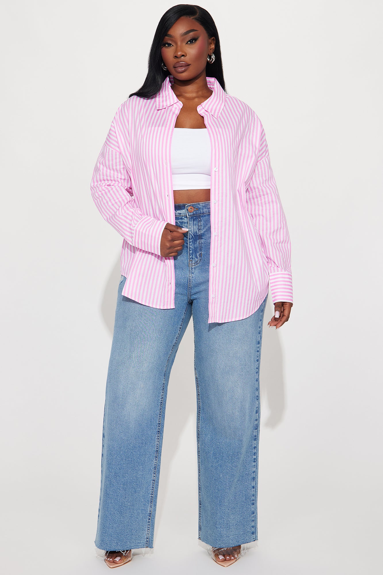 Newport Striped Shirt - Pink/combo - Image 5