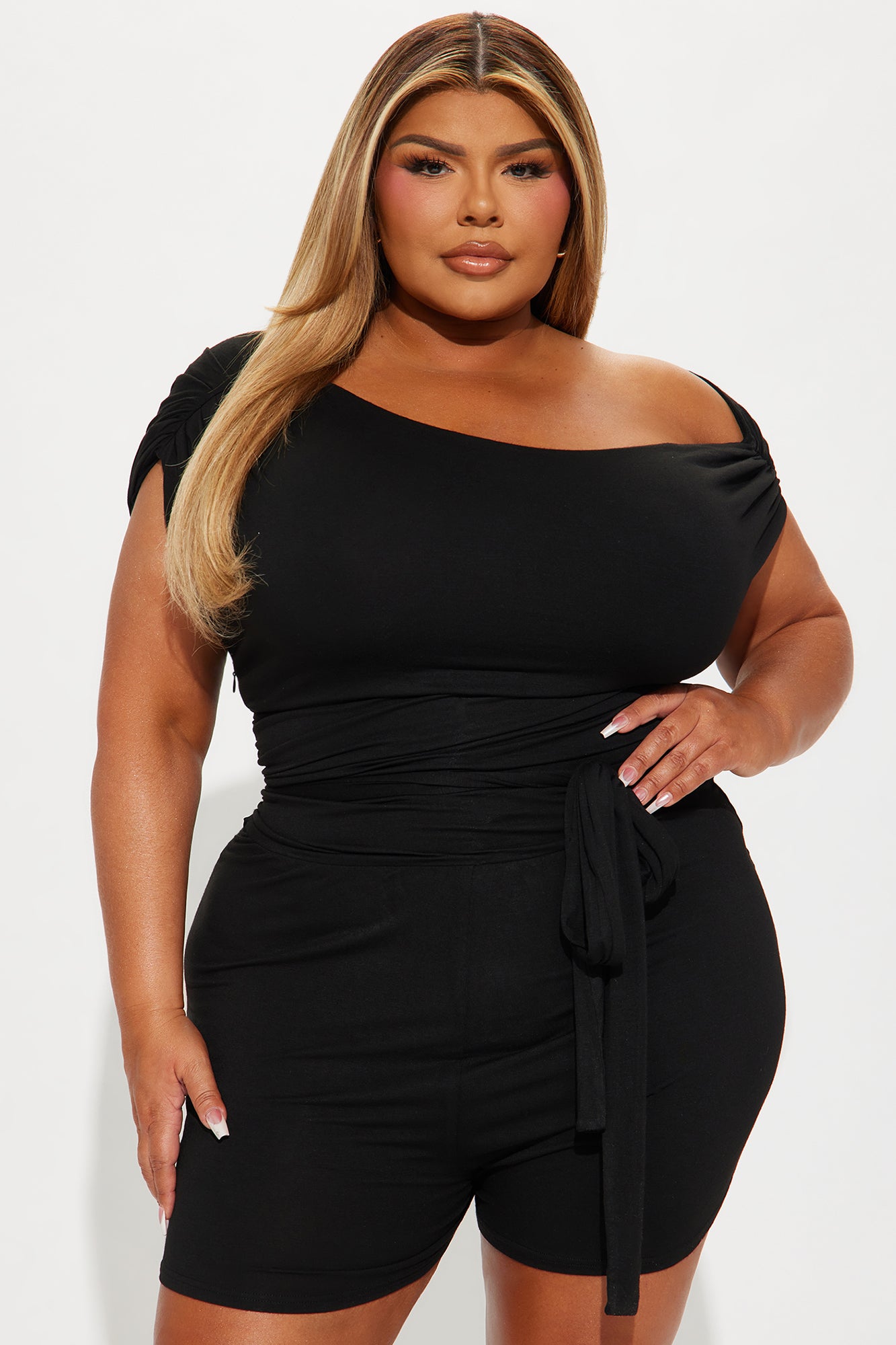 Thinking About You Romper - Black - Image 5
